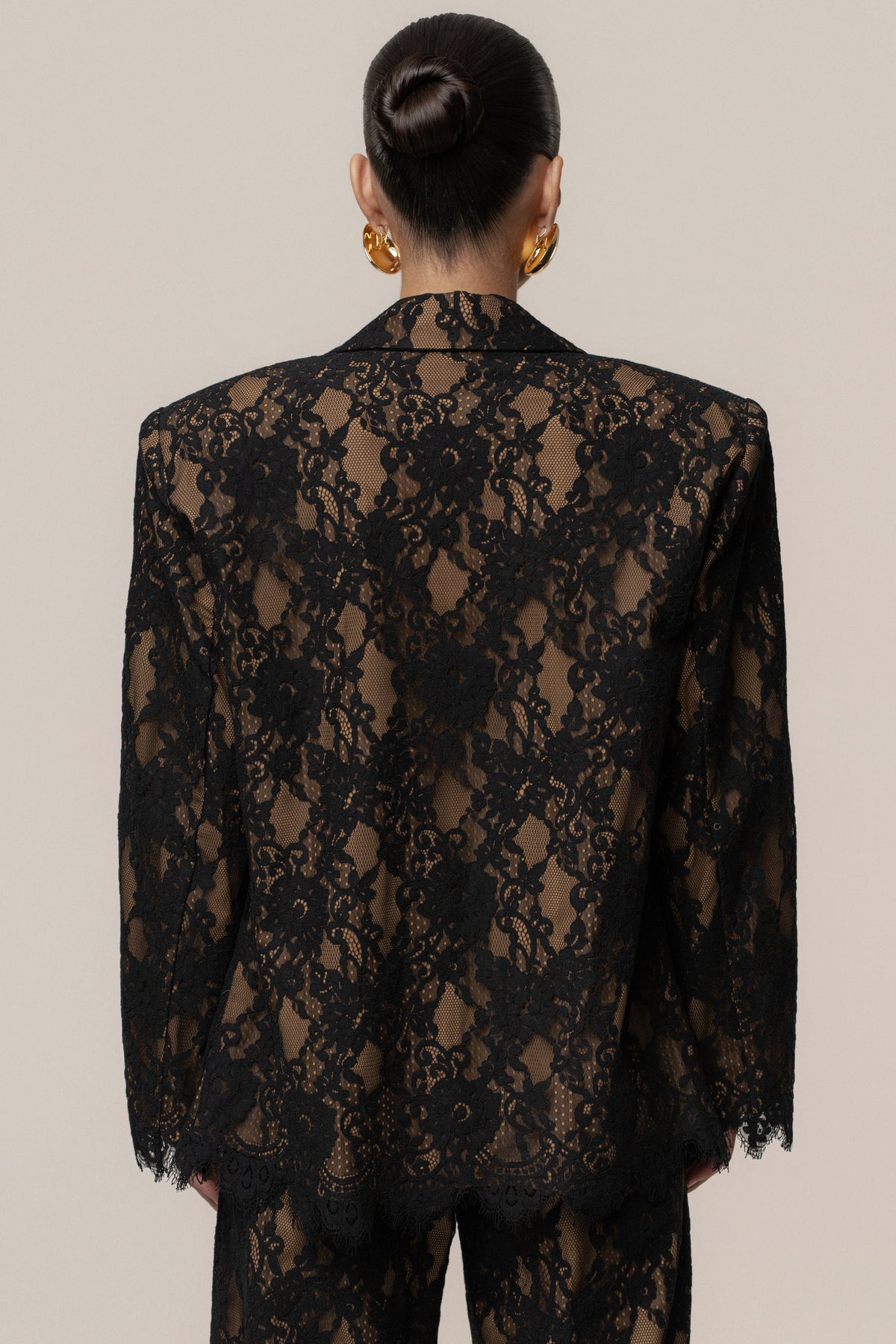 Black Lace And Desire Blazer
