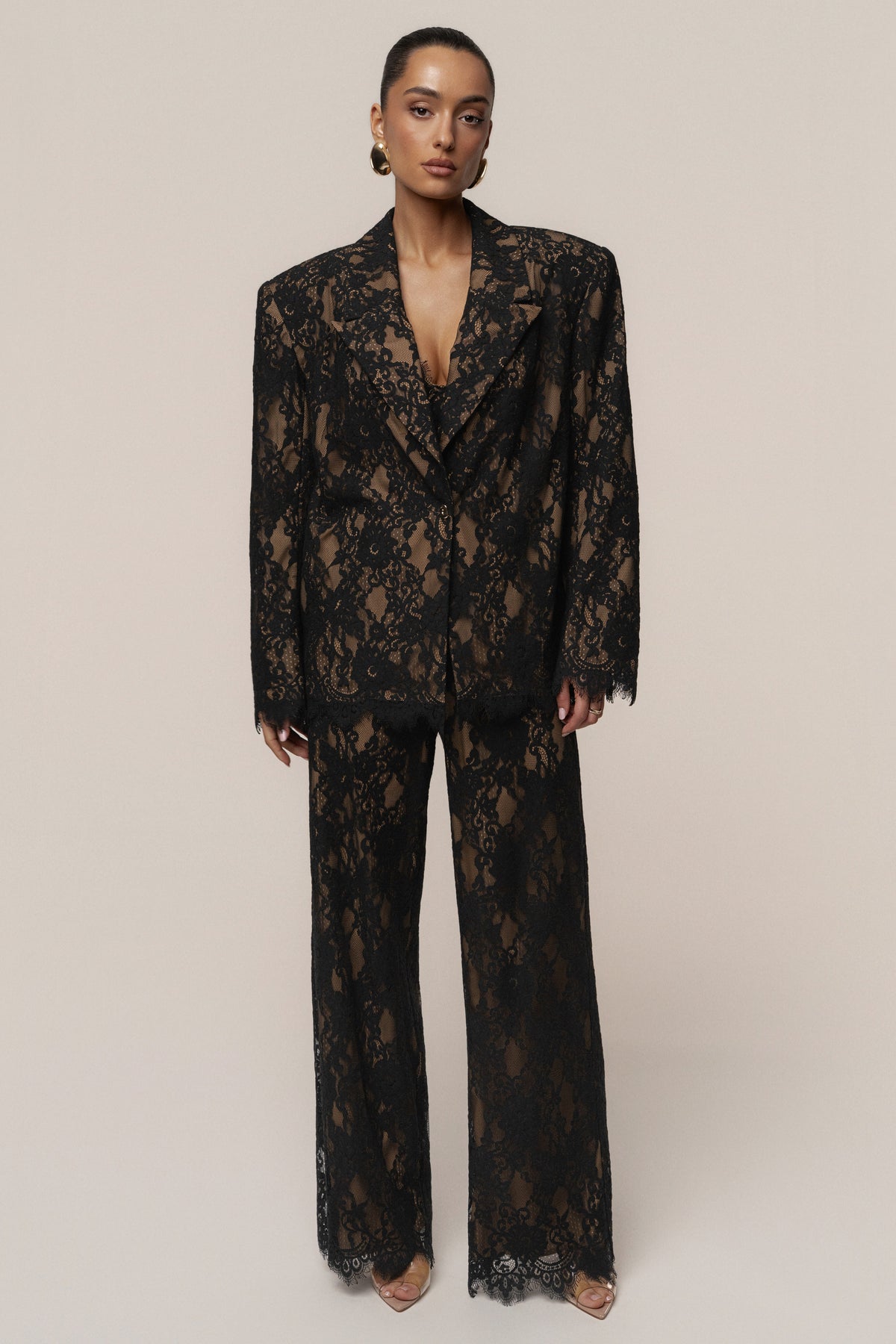 Black Forever Crush Lace Pant