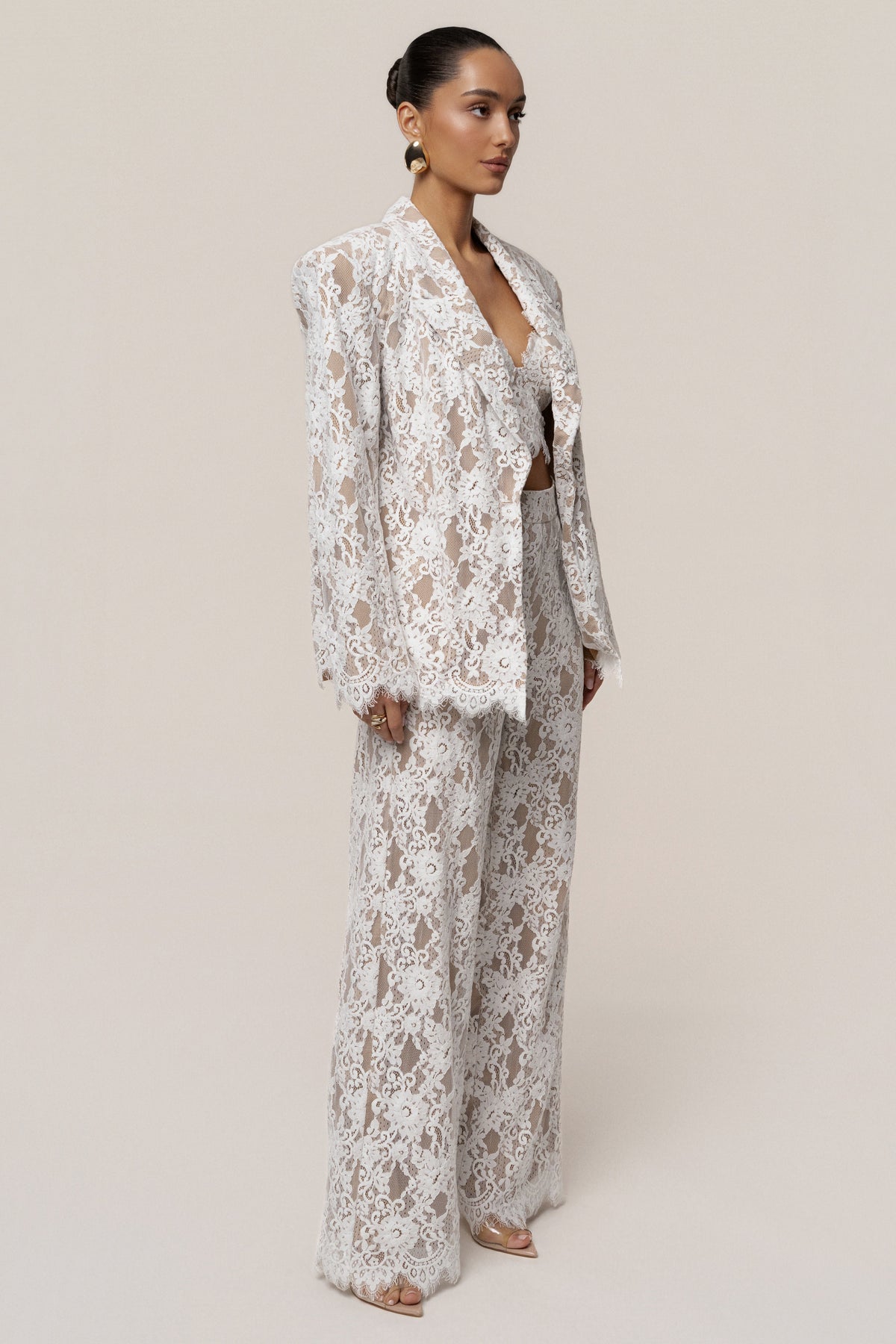 White Lace And Desire Blazer