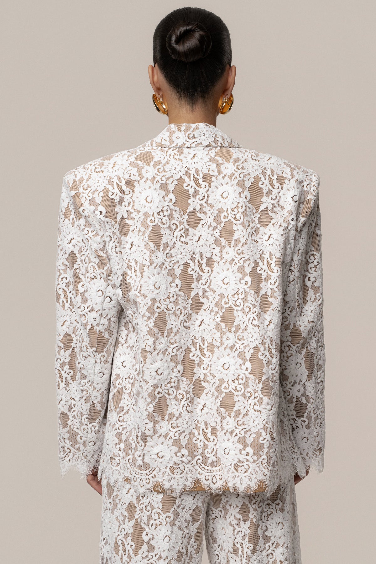 White Lace And Desire Blazer