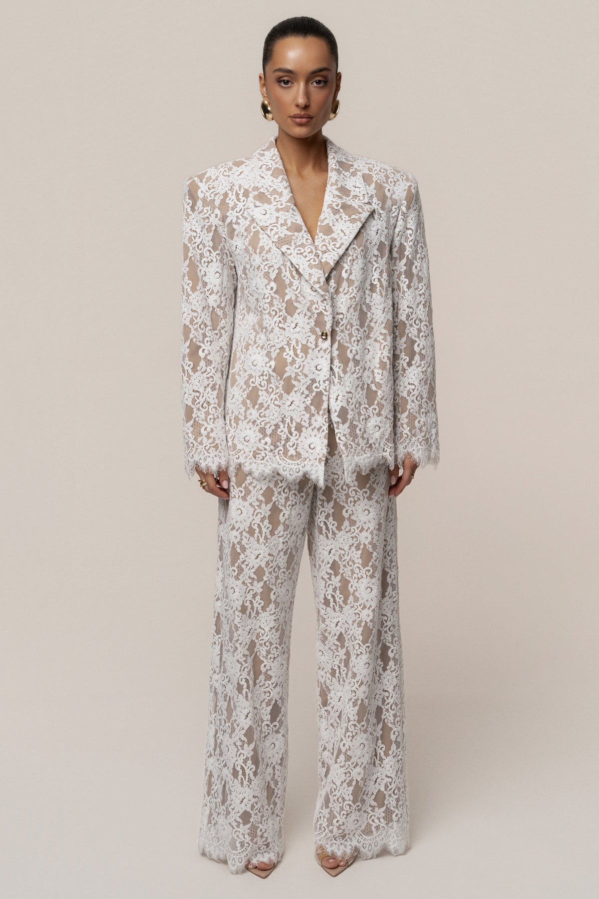 White Lace And Desire Blazer