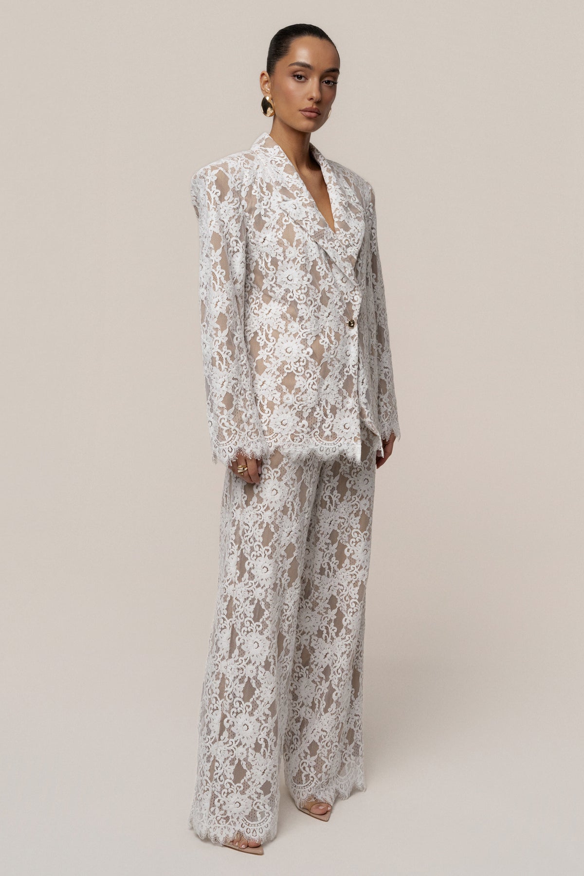 White Lace And Desire Blazer