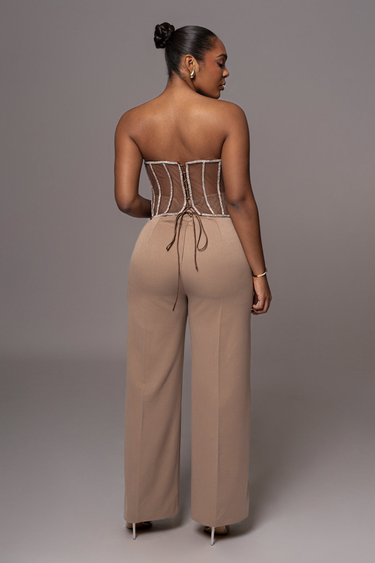 Tan Novena Woven Pants