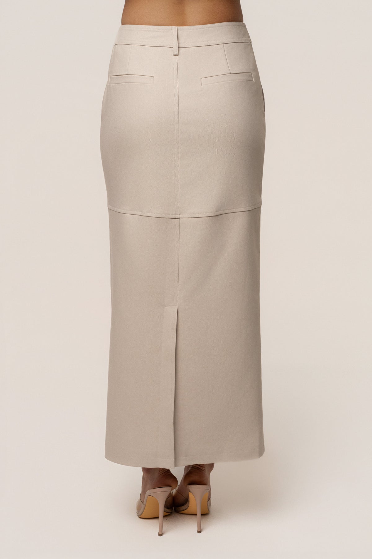 Beige In Focus Skirt