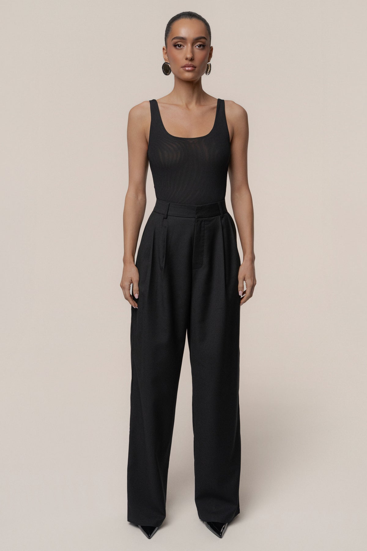 Black Refined Moments Trouser