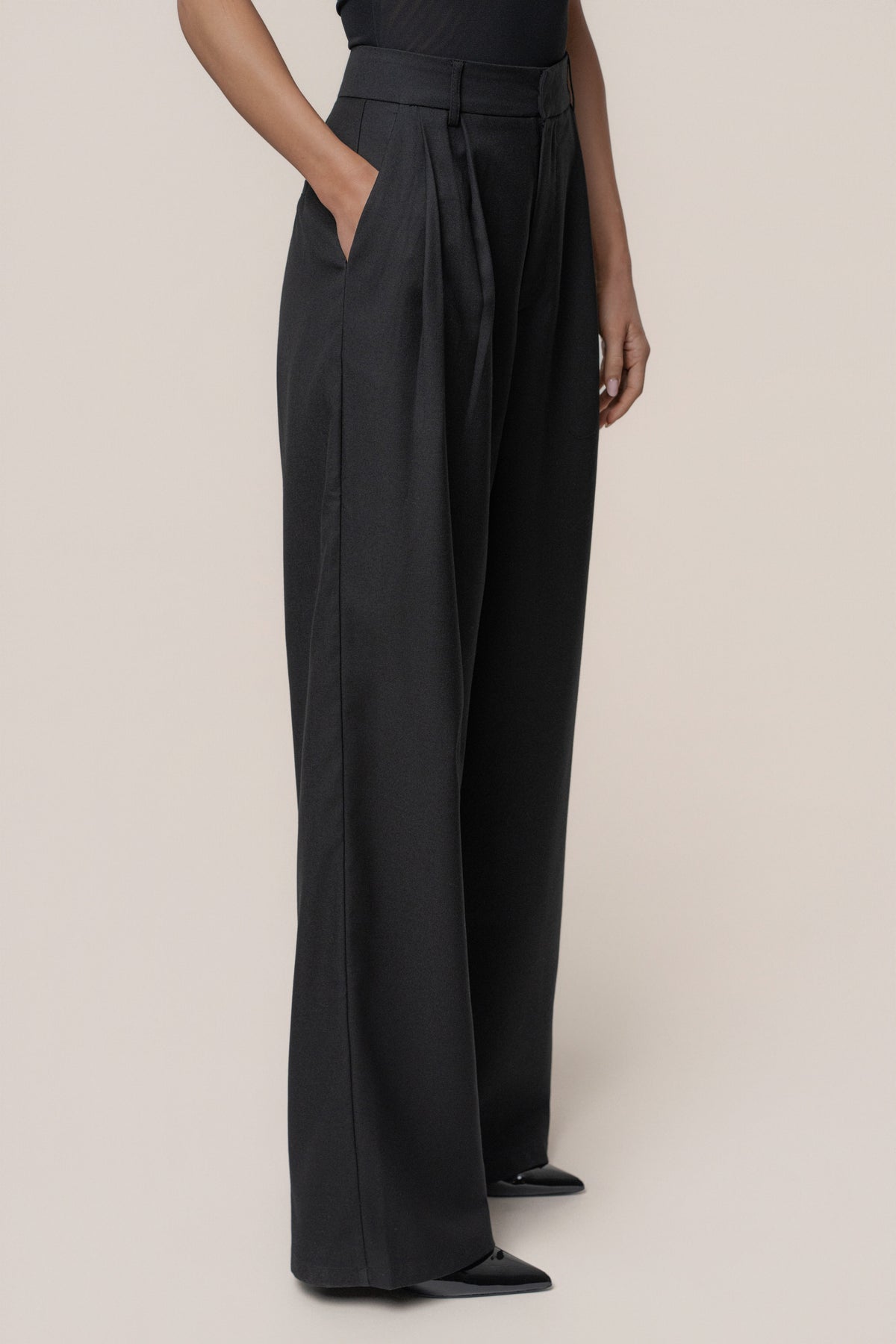 Black Refined Moments Trouser