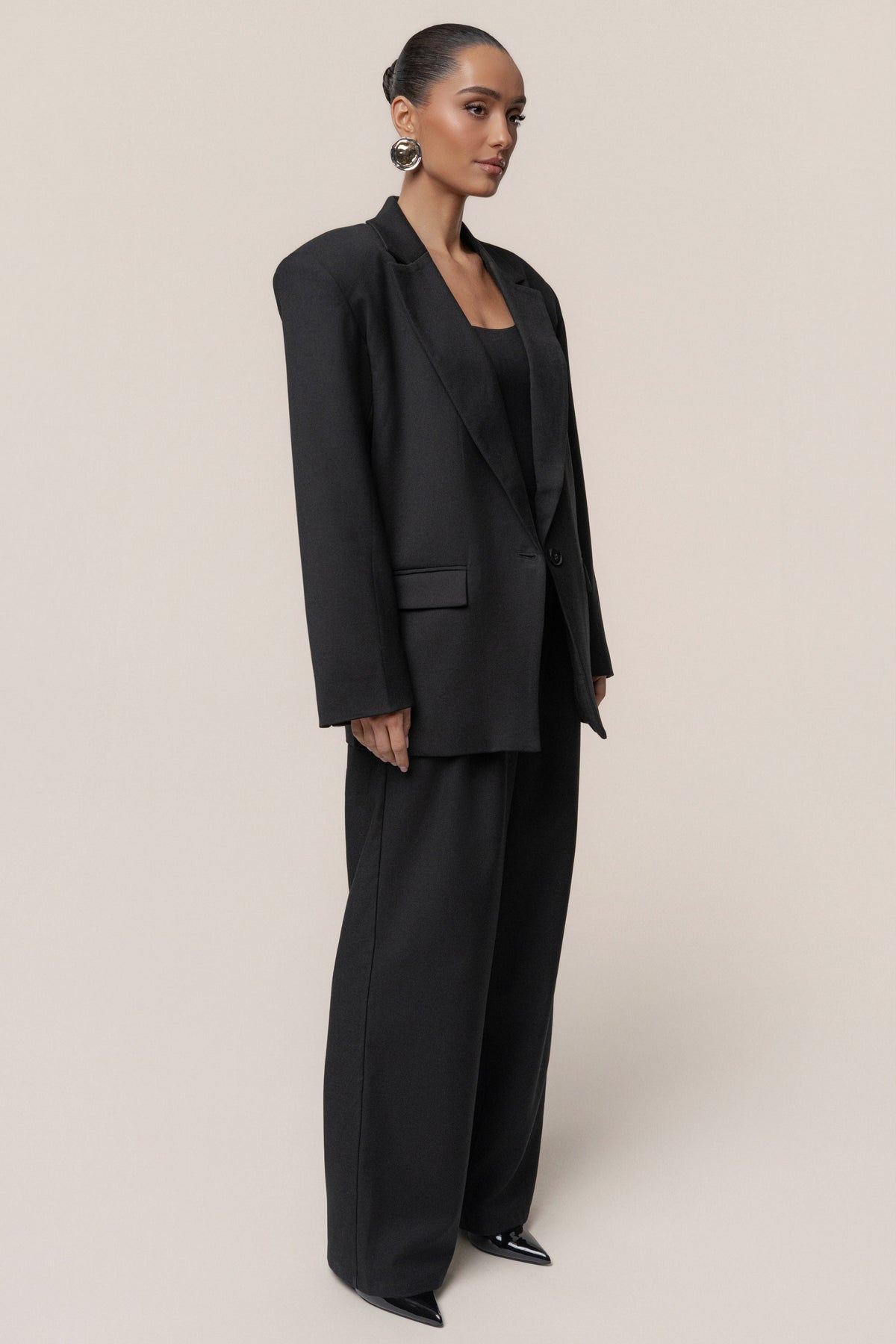 Black Refined Moments Blazer