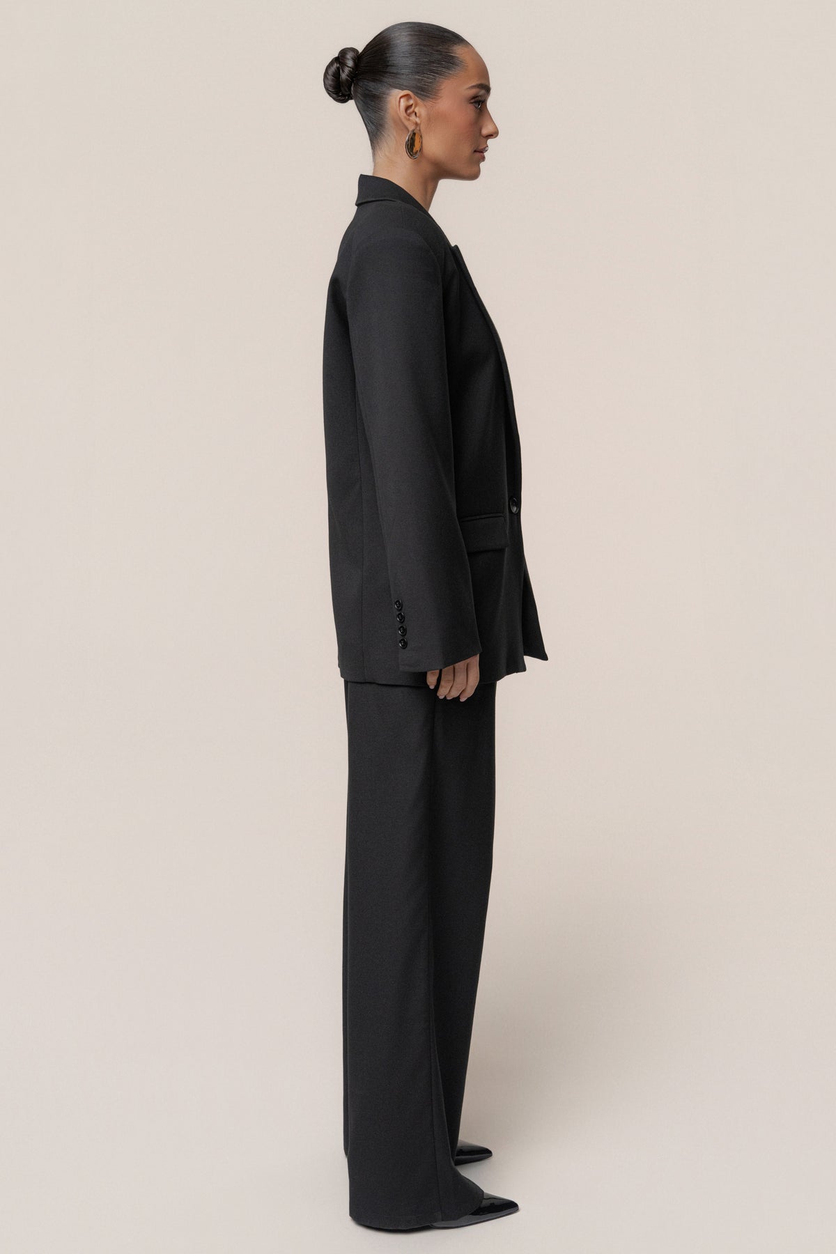 Black Refined Moments Trouser