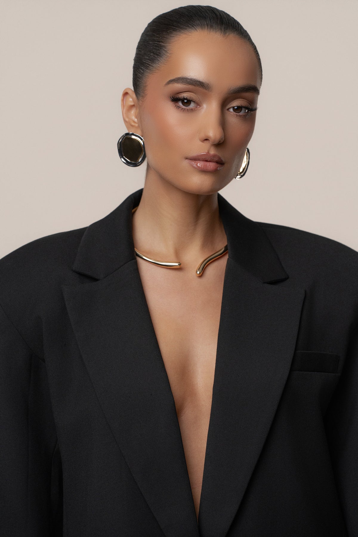 Black Refined Moments Blazer