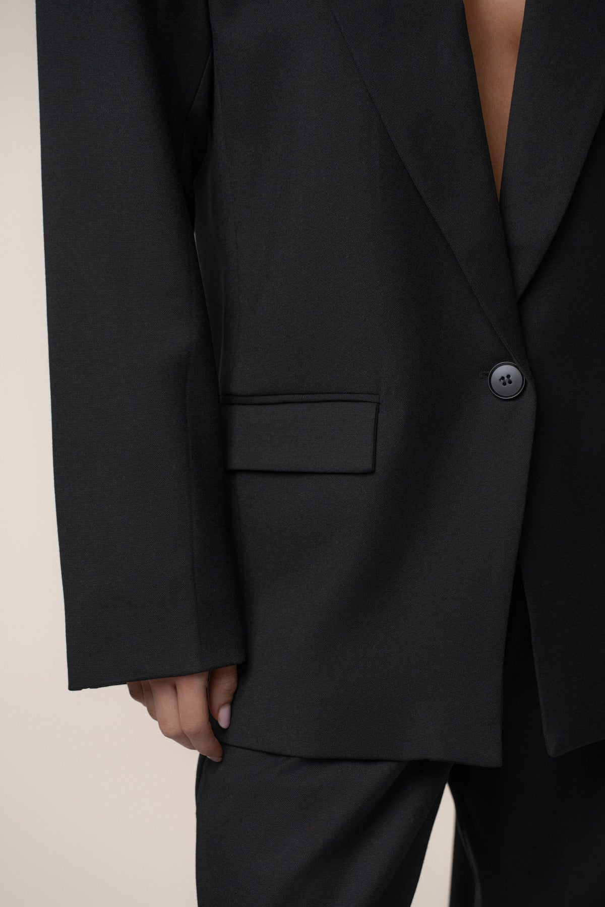 Black Refined Moments Blazer