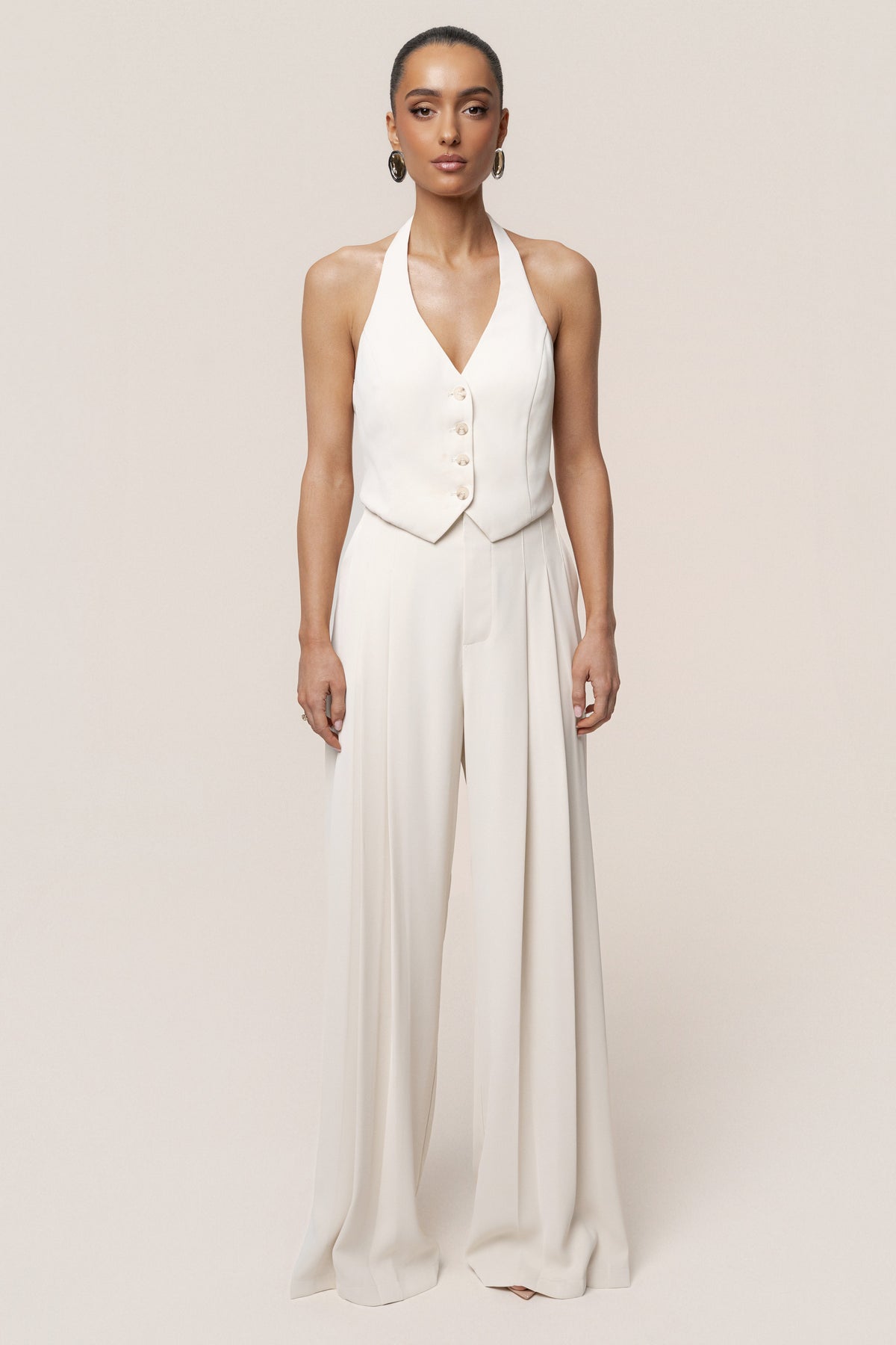 Ivory Signature Elegance Trousers