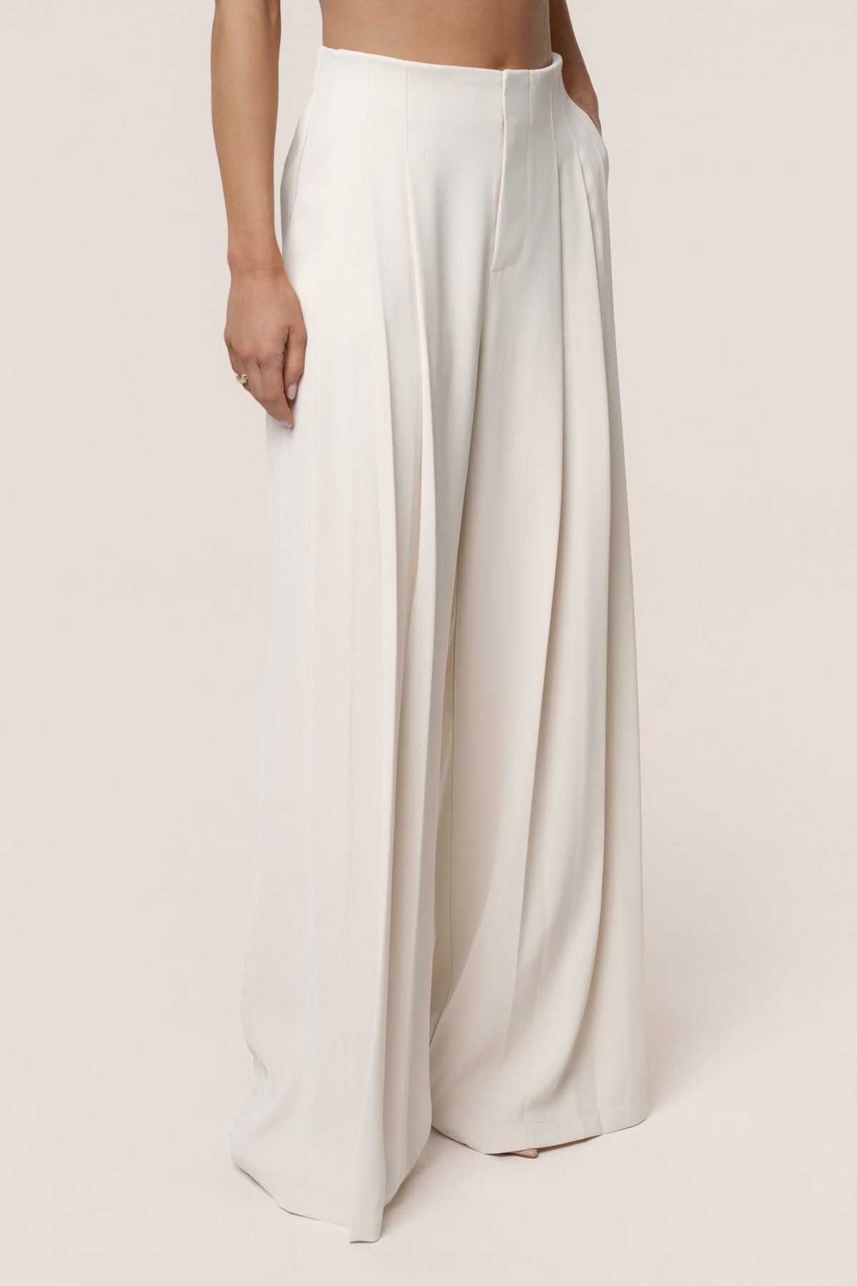 Ivory Signature Elegance Trousers