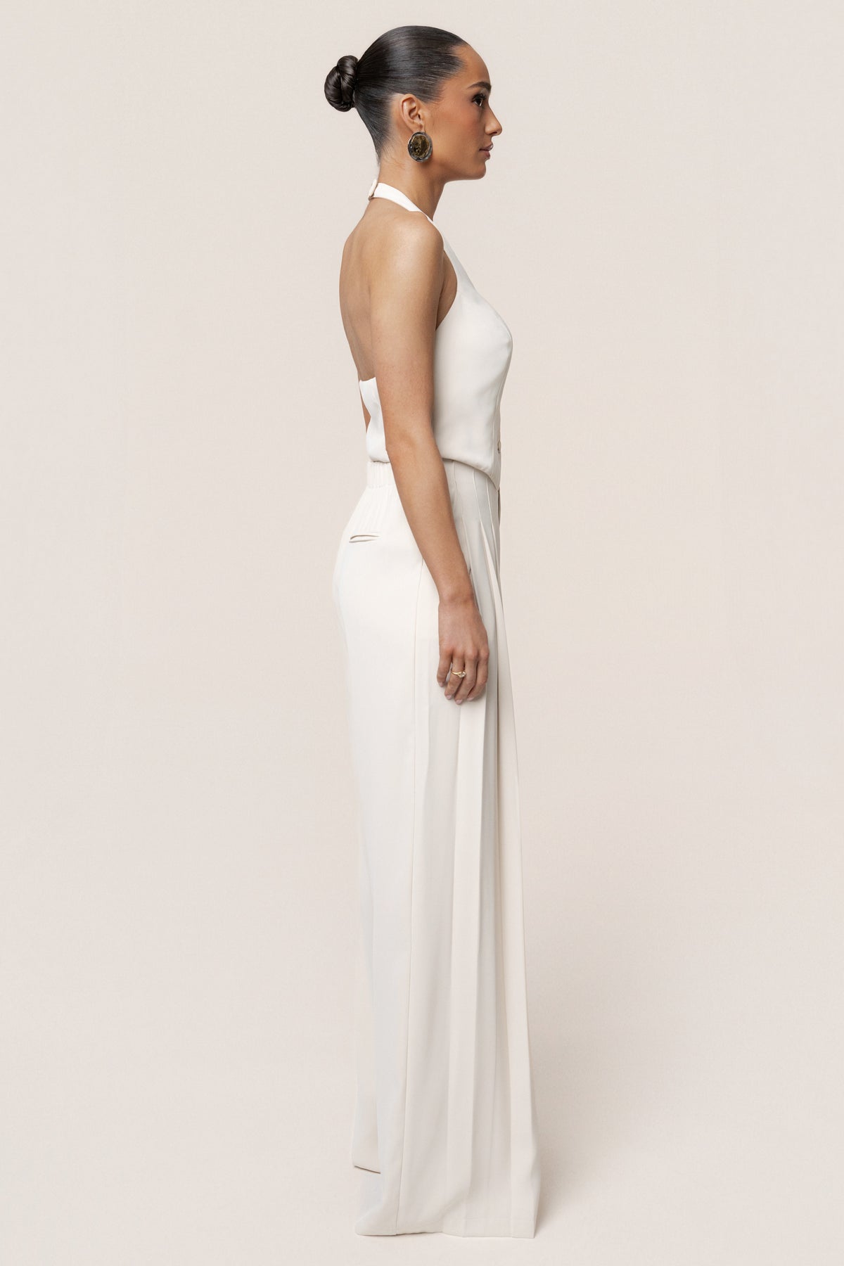 Ivory Signature Elegance Trousers