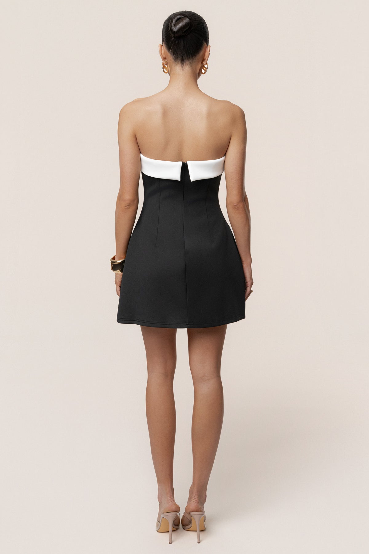 Black Midnight Toast Mini Dress