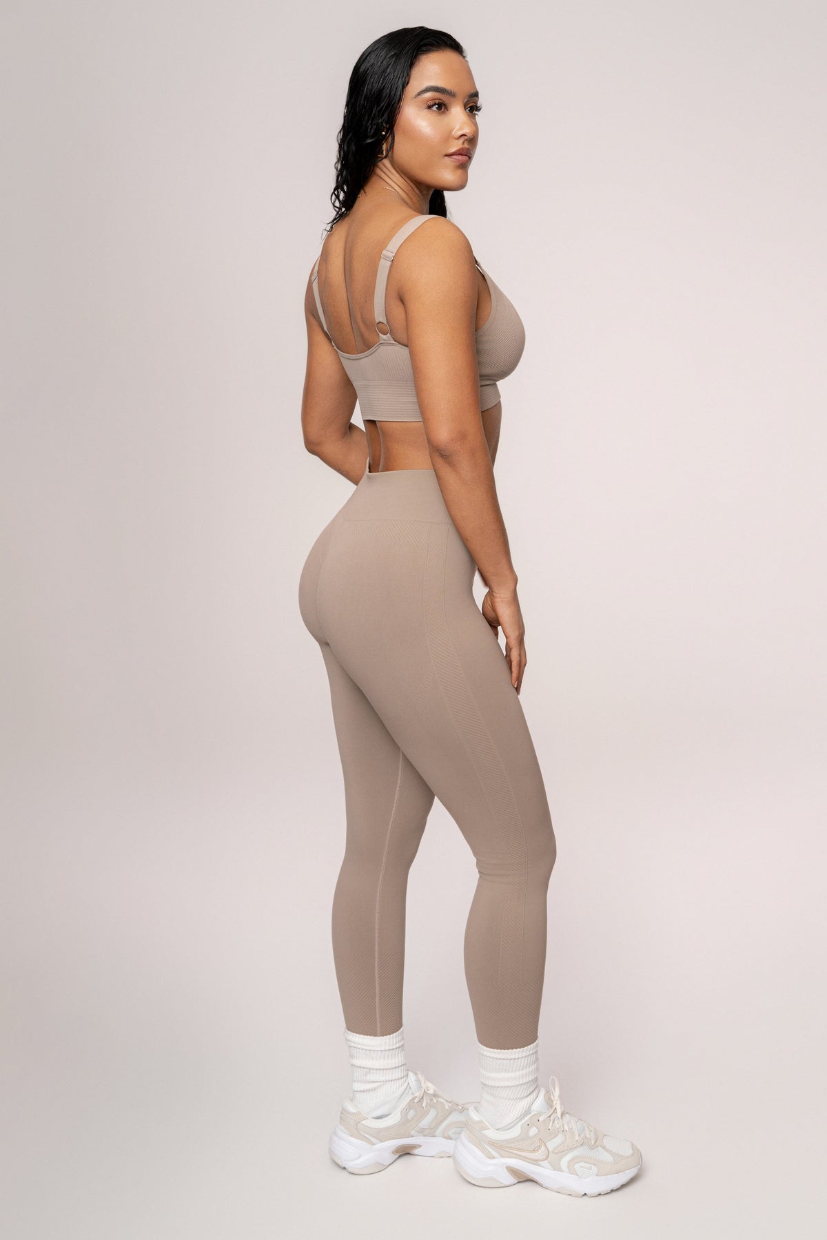 Beige New Flow Active Top