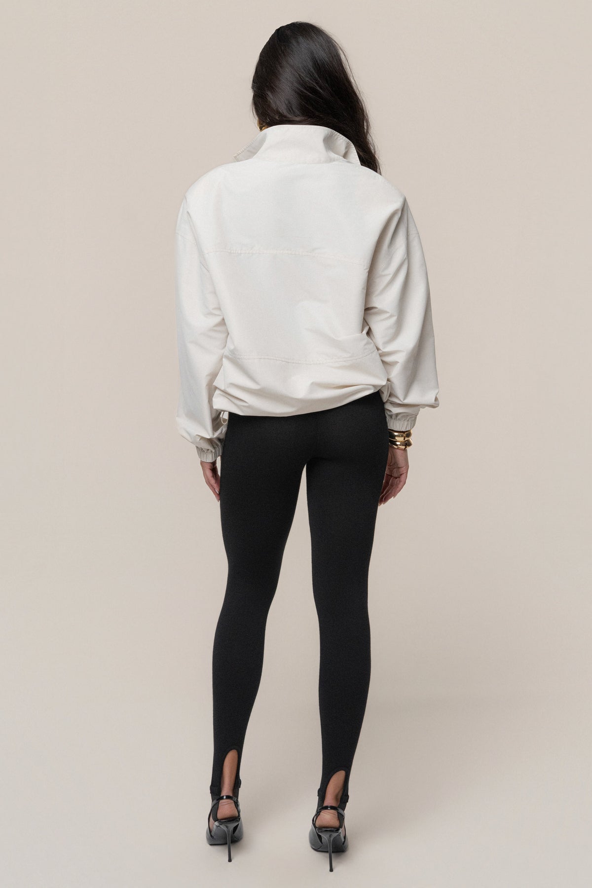 Milk Oversized Funnel Jacket