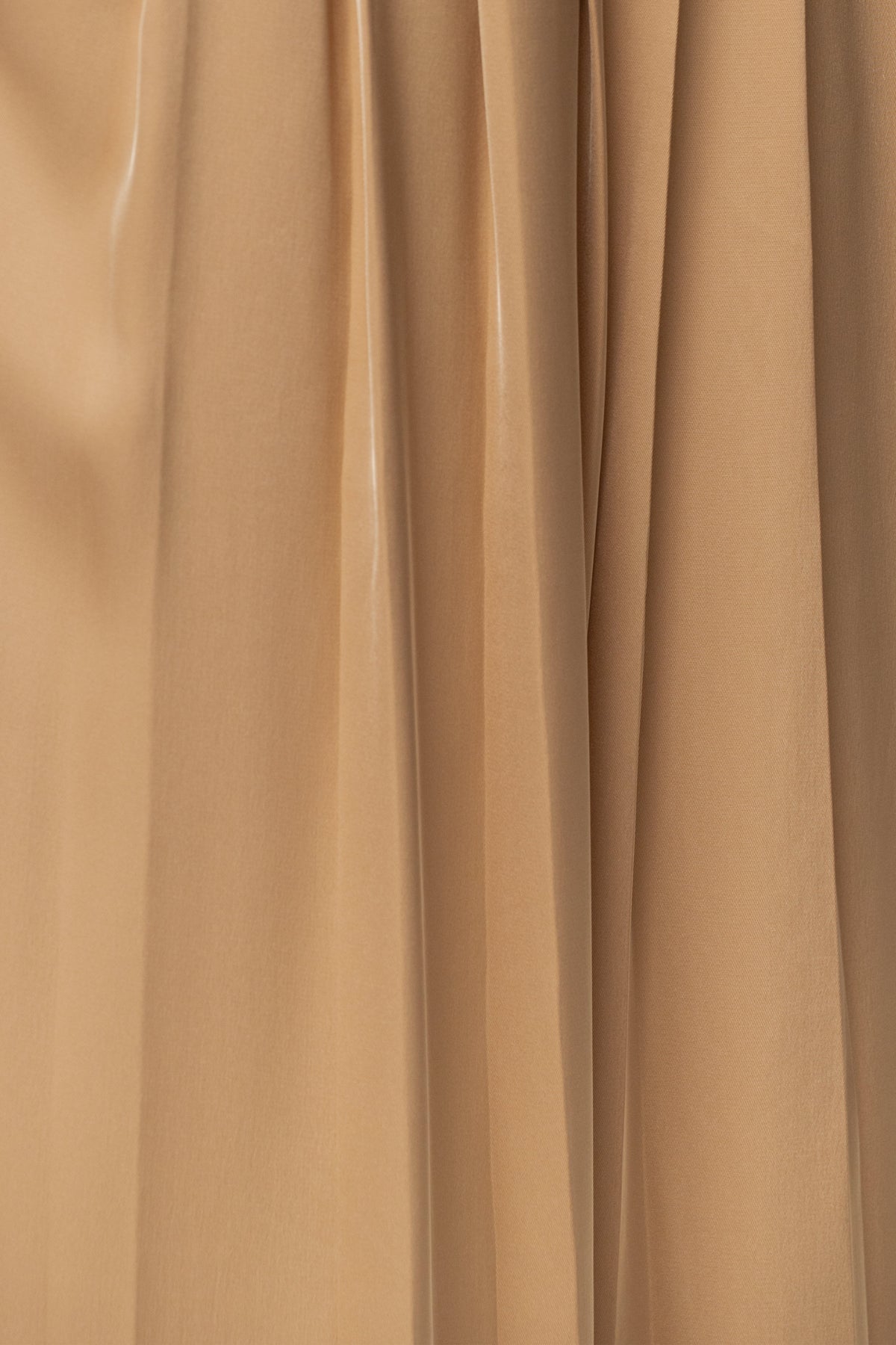 Beige Clara Wide Leg Pleated Trousers