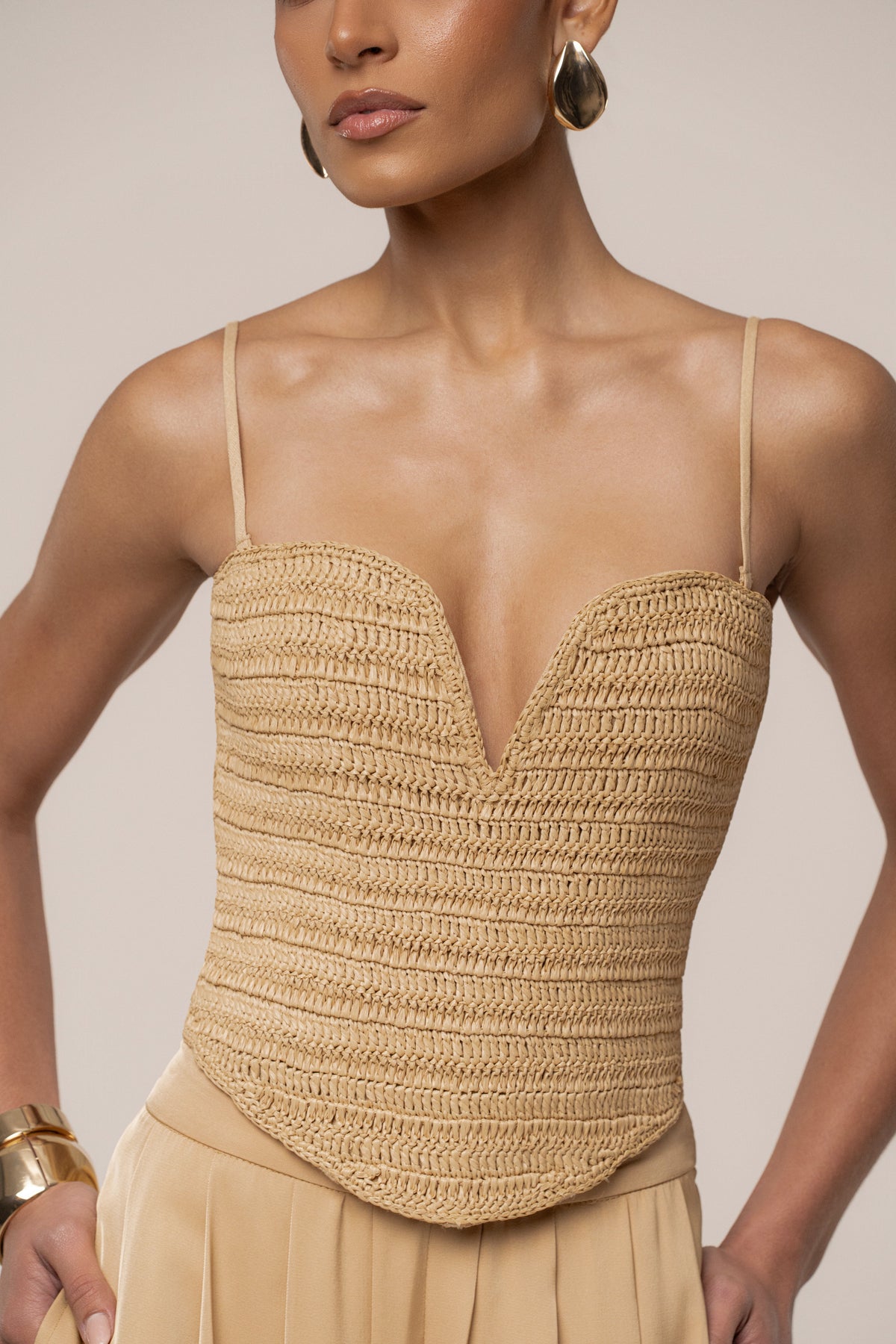 Beige Natural Form Corset