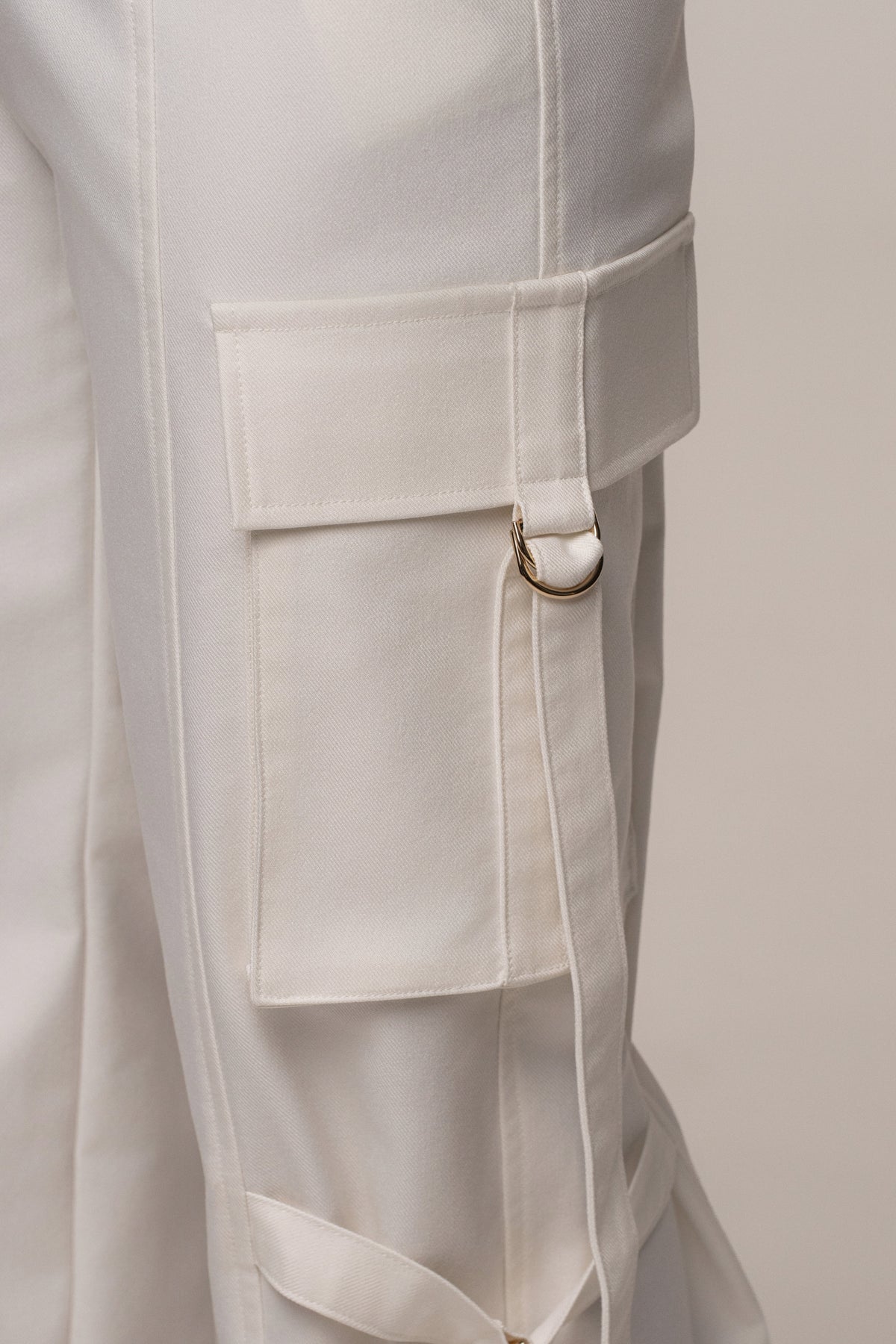 Cream Downtown Cargo Pant