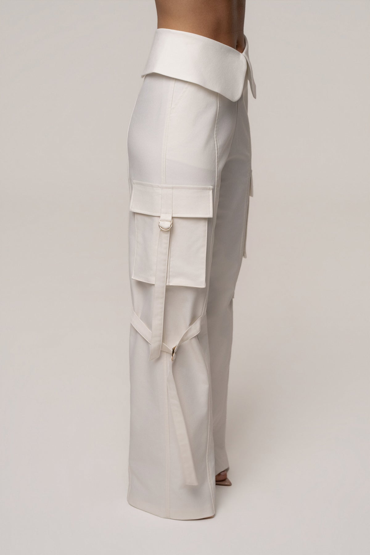 Cream Downtown Cargo Pant