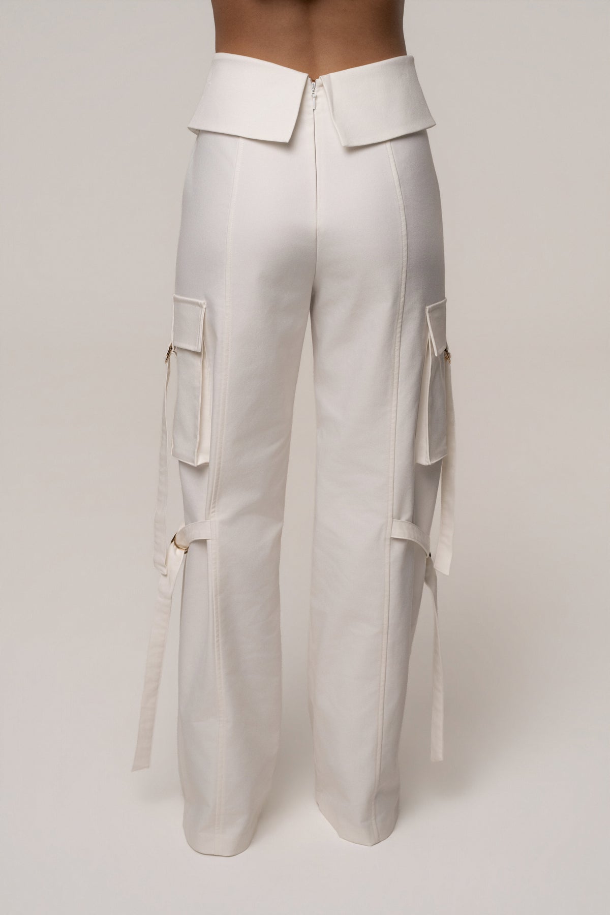 Cream Downtown Cargo Pant