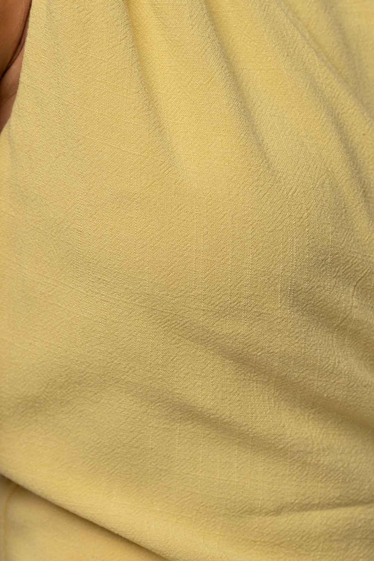 Yellow Palmera One Shoulder Top