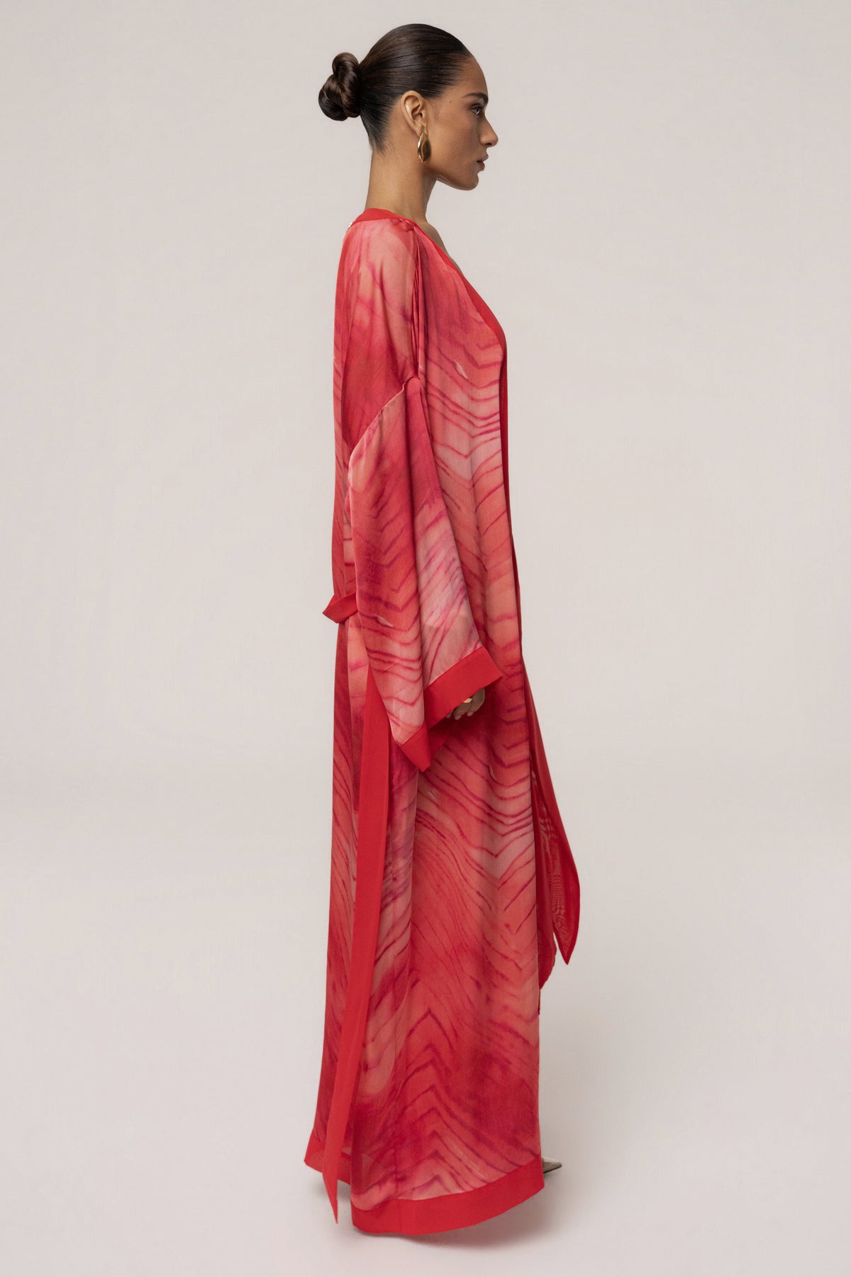Red Bahía Satin Duster