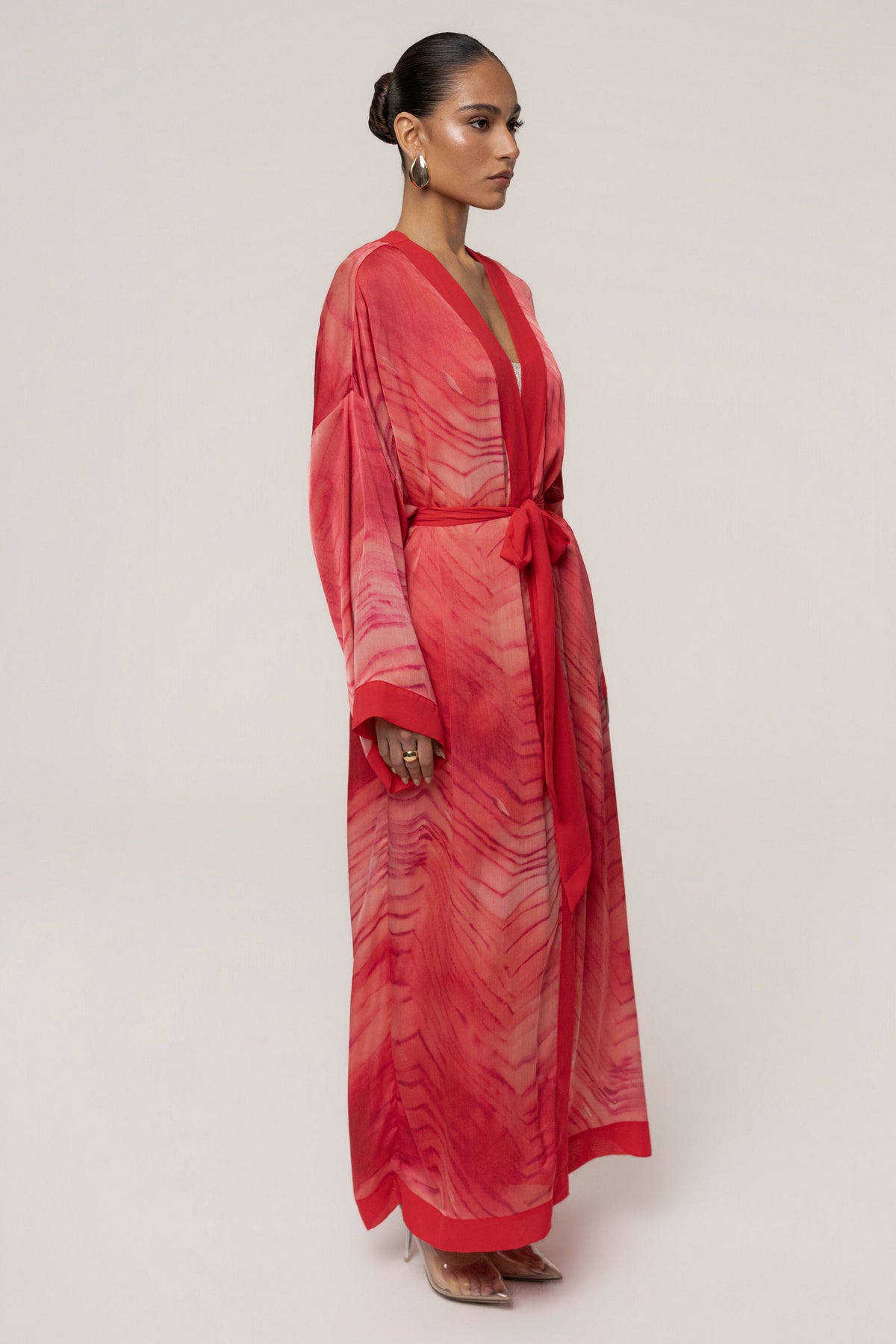 Red Bahía Satin Duster