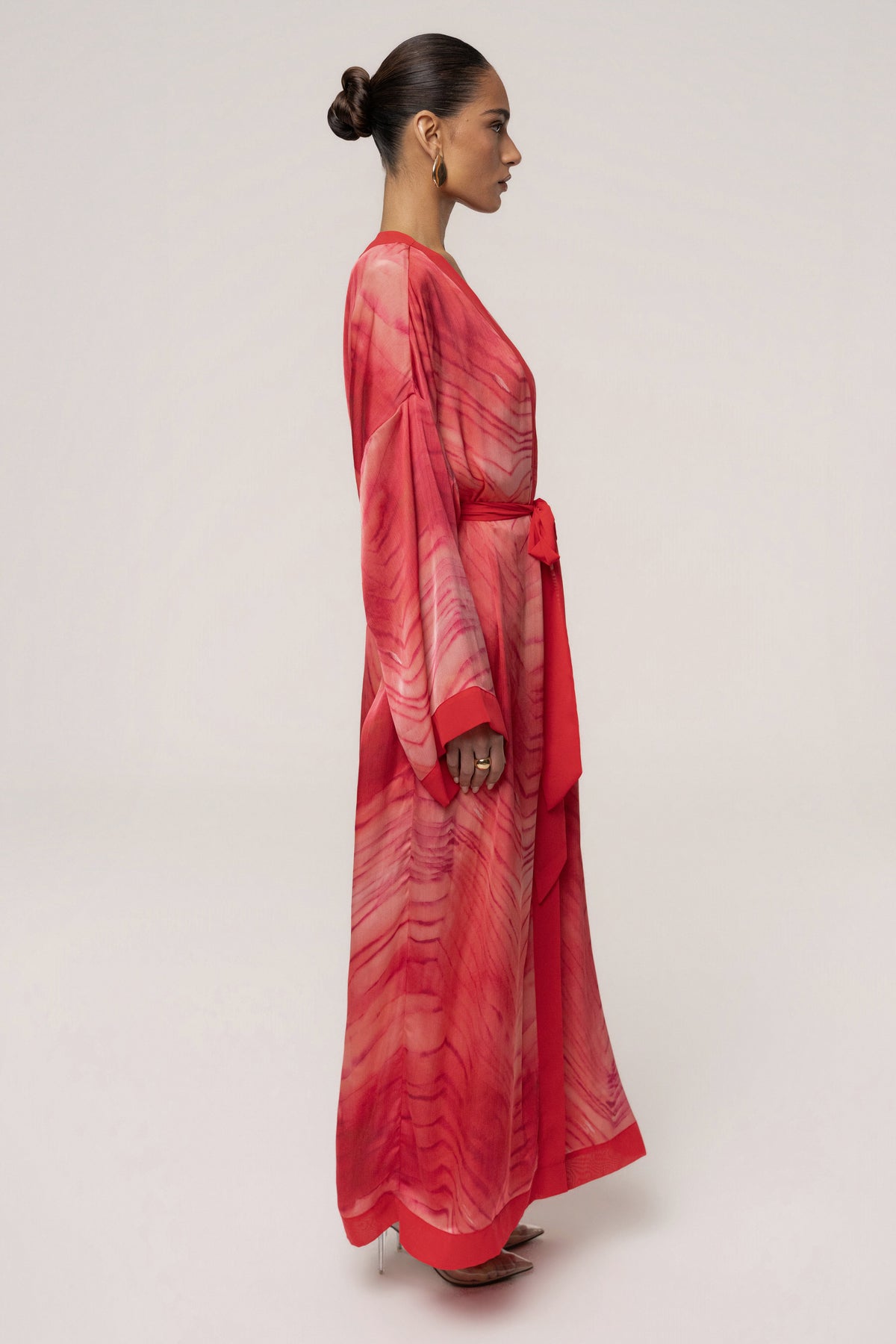 Red Bahía Satin Duster