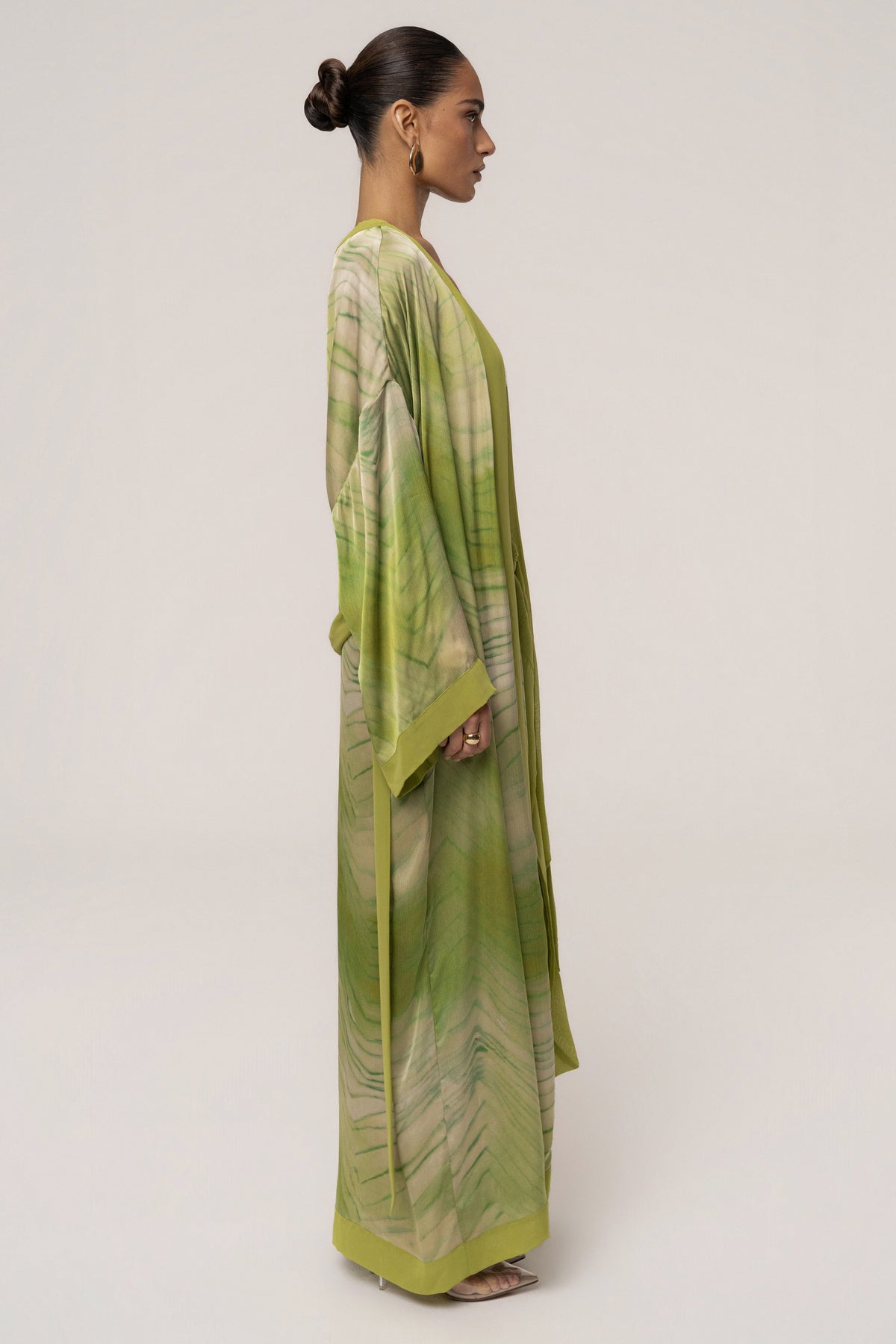 Green Bahía Satin Duster