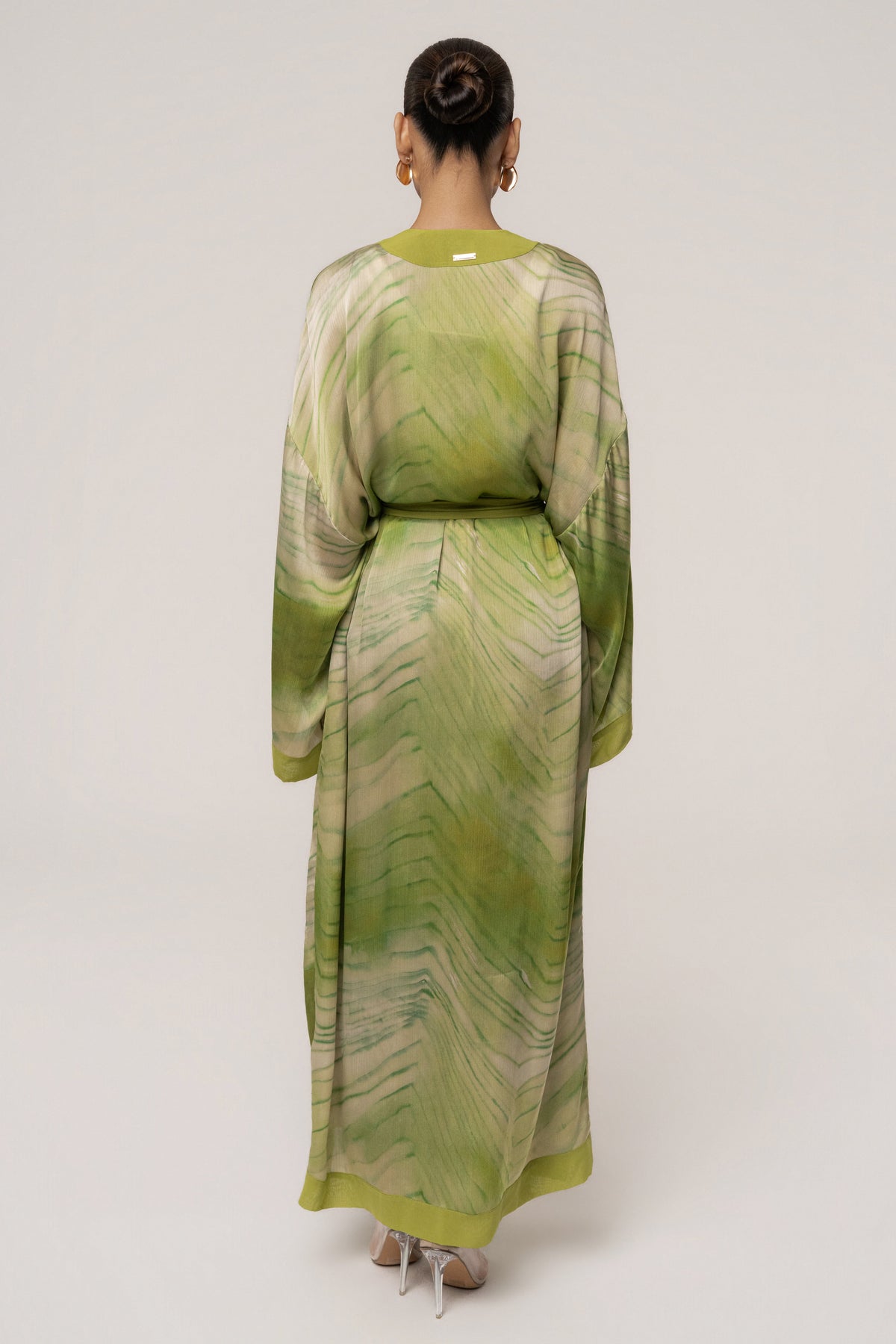 Green Bahía Satin Duster