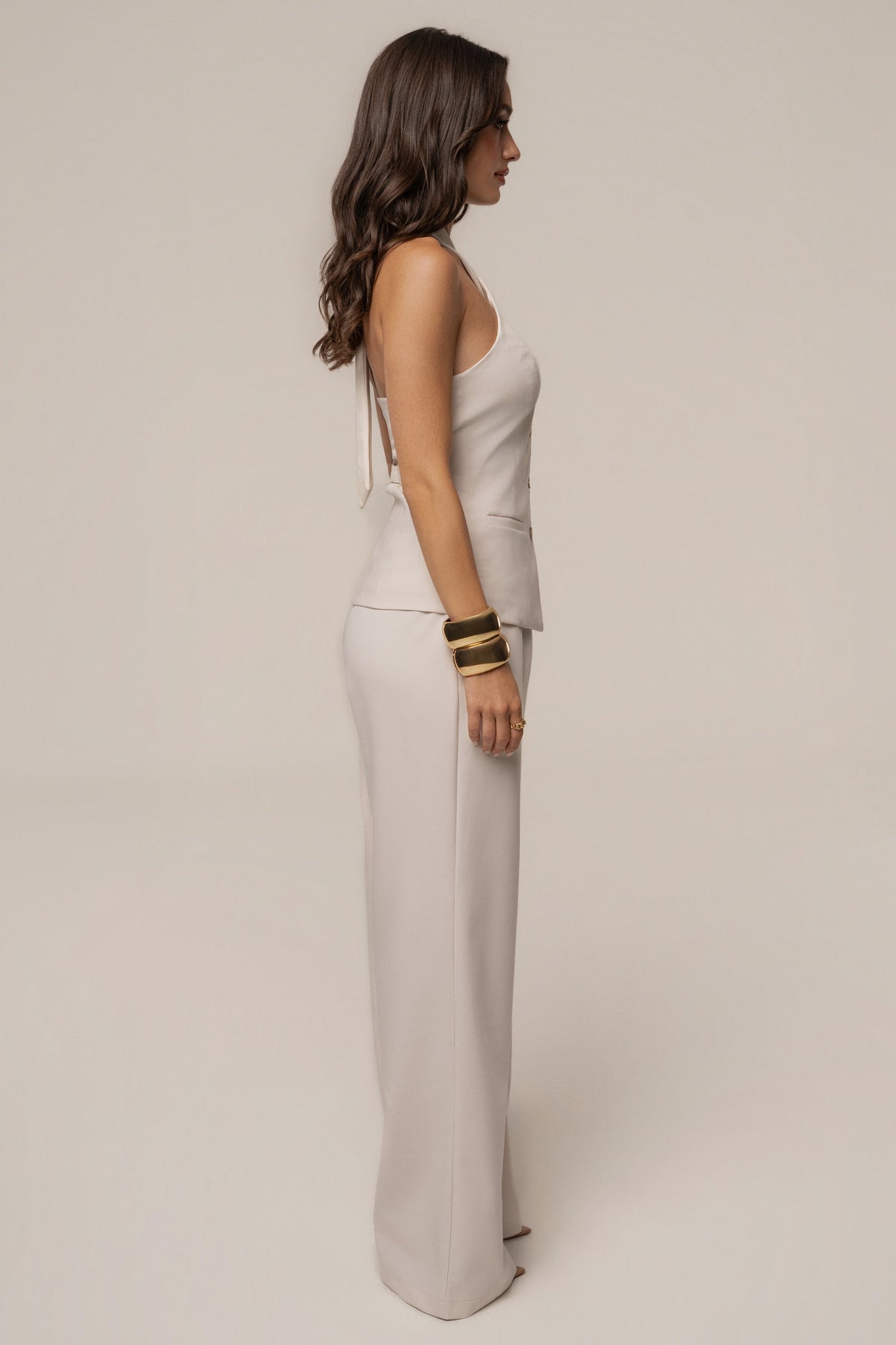 Ivory Always Ready Tailored Trouser