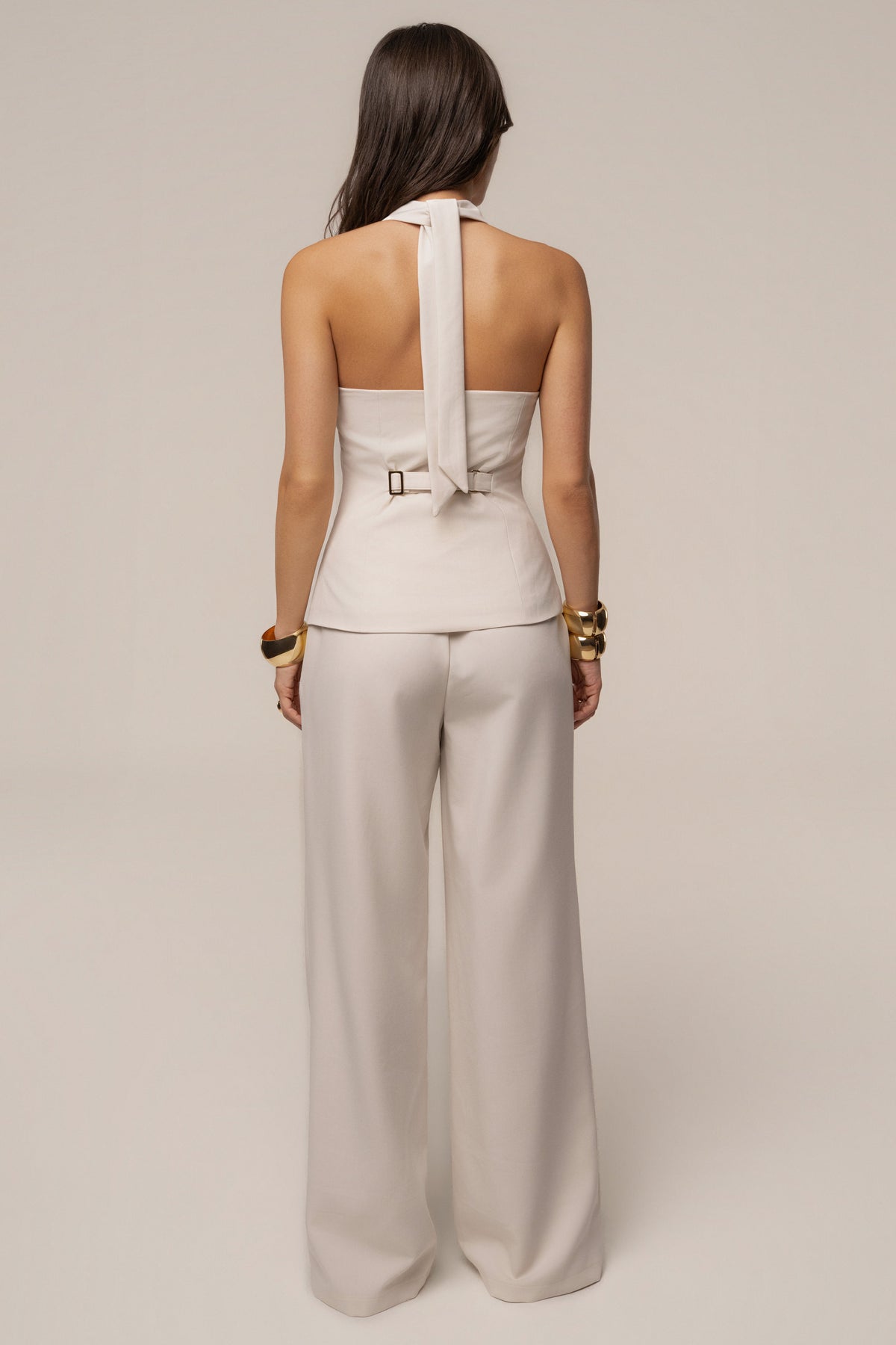 Ivory Always Ready Tailored Trouser