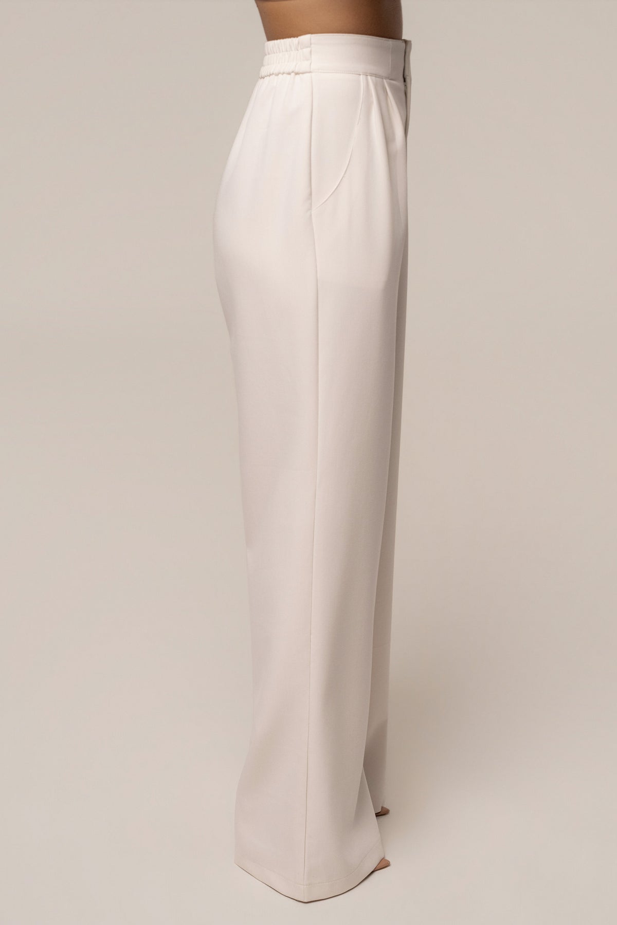 Ivory Always Ready Tailored Trouser