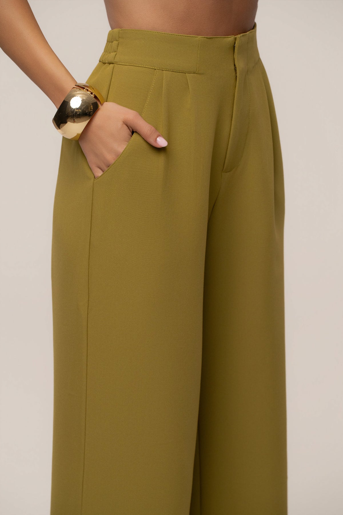 Lime Always Ready Tailored Trouser