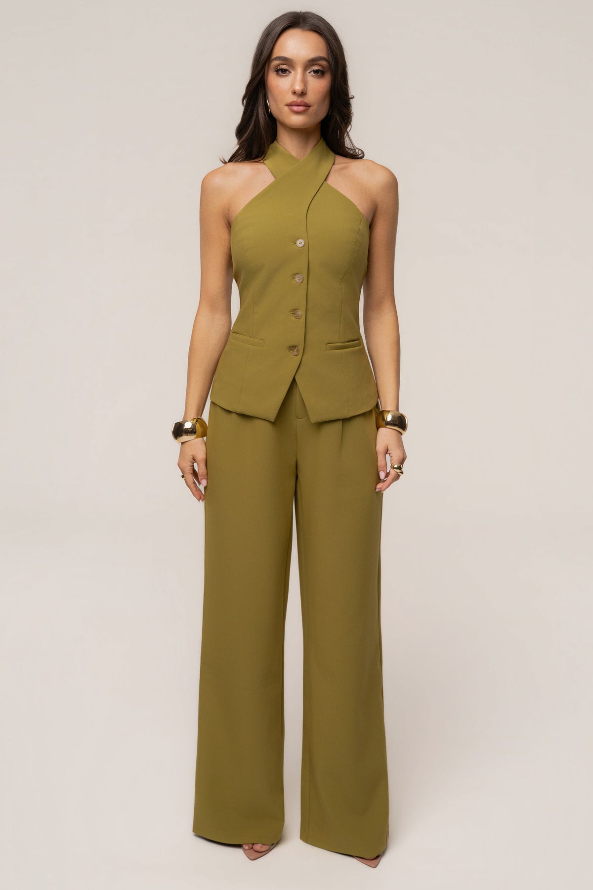 Lime Always Ready Tailored Trouser