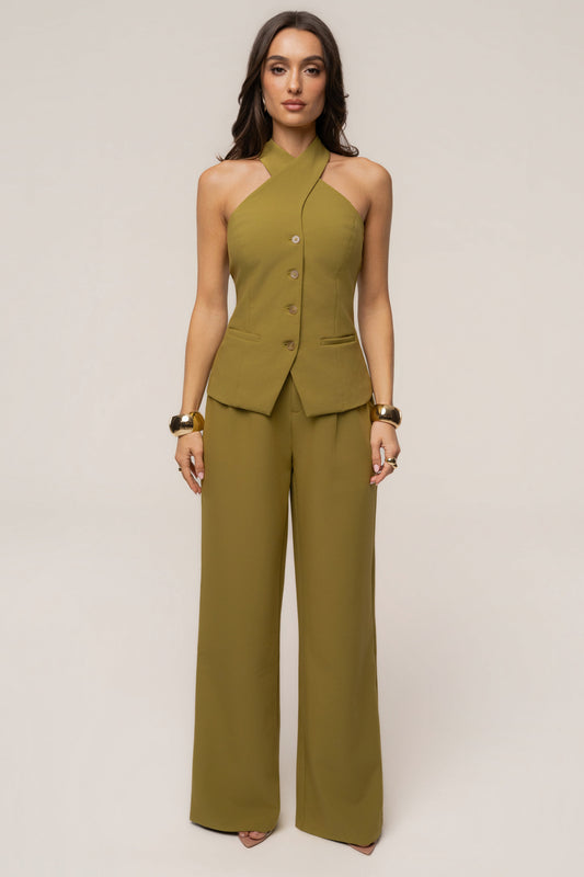 Lime Always Ready Tailored Trouser