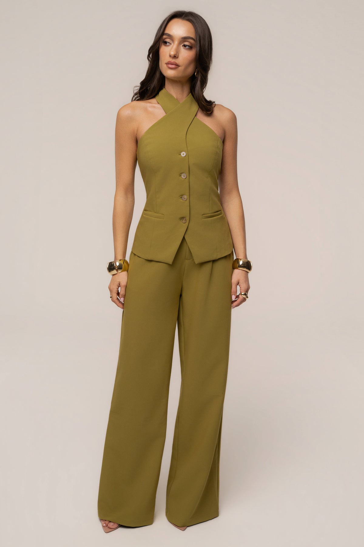 Lime Always Ready Tailored Trouser