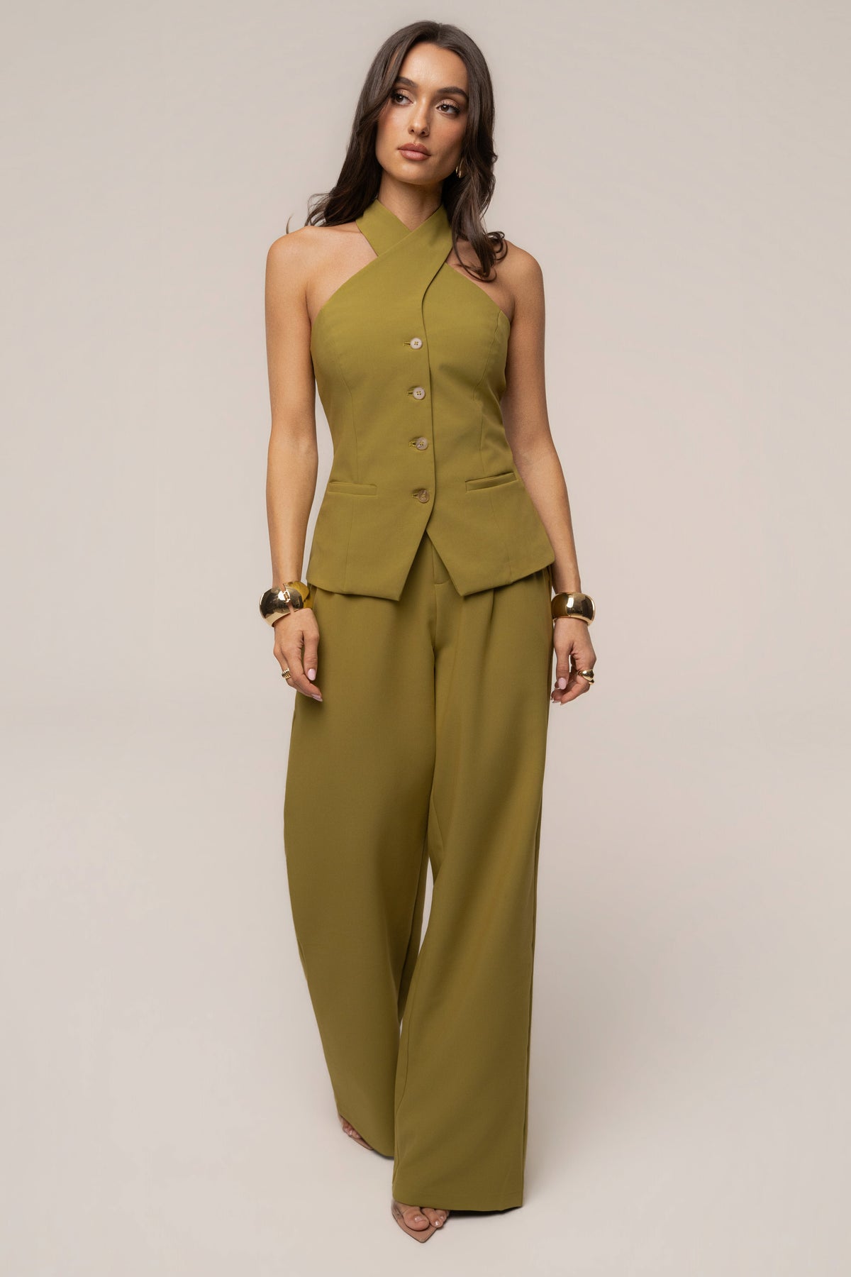Lime Always Ready Tailored Trouser