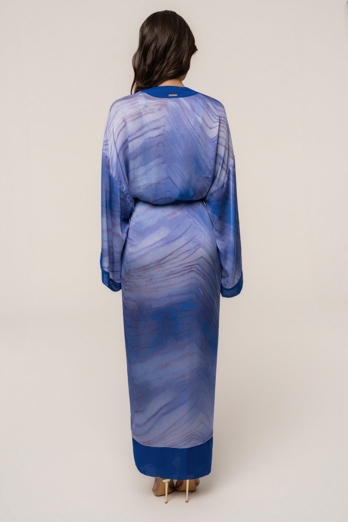 Blue Bahía Satin Duster