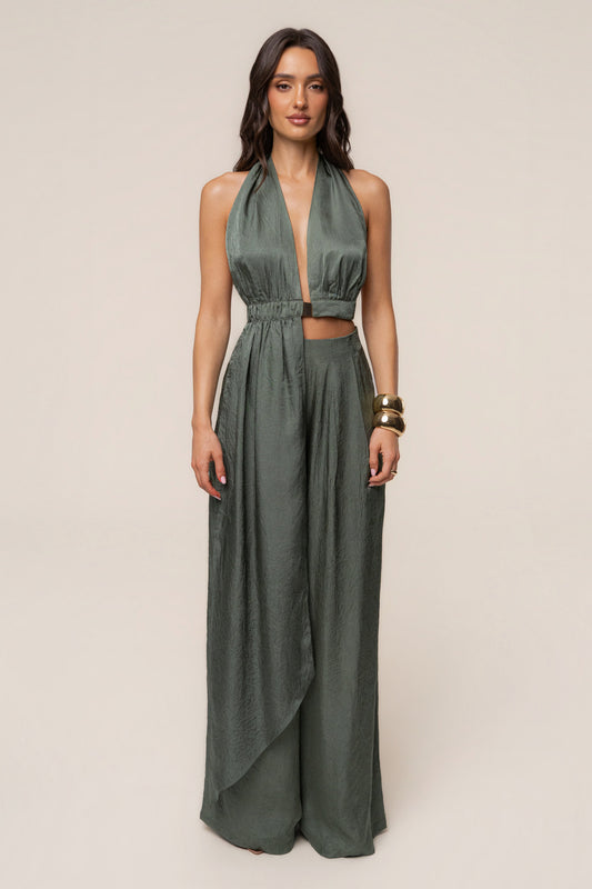 Seafoam Sundown Wide Leg Pant