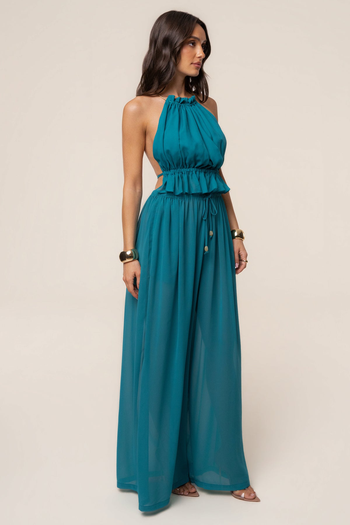 Aqua Resort Glow Chiffon Pant