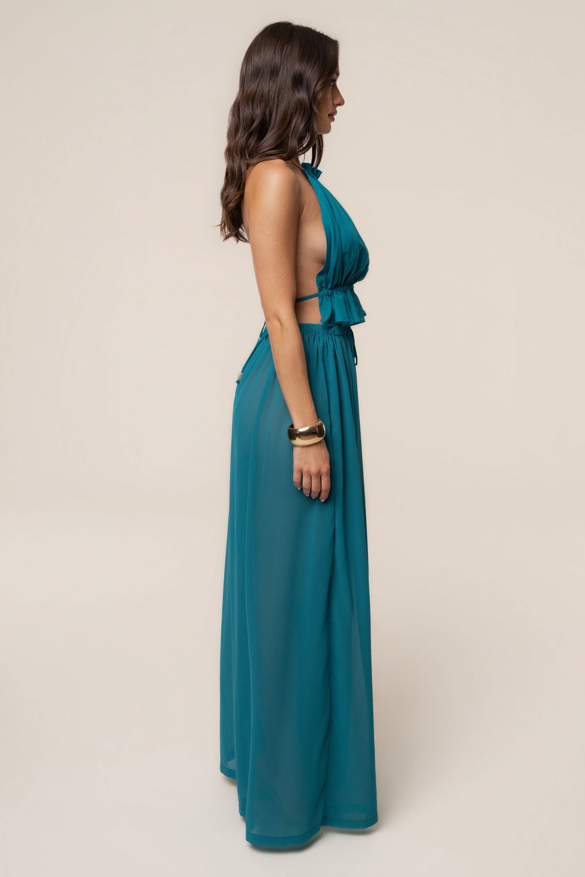 Aqua Resort Glow Chiffon Pant