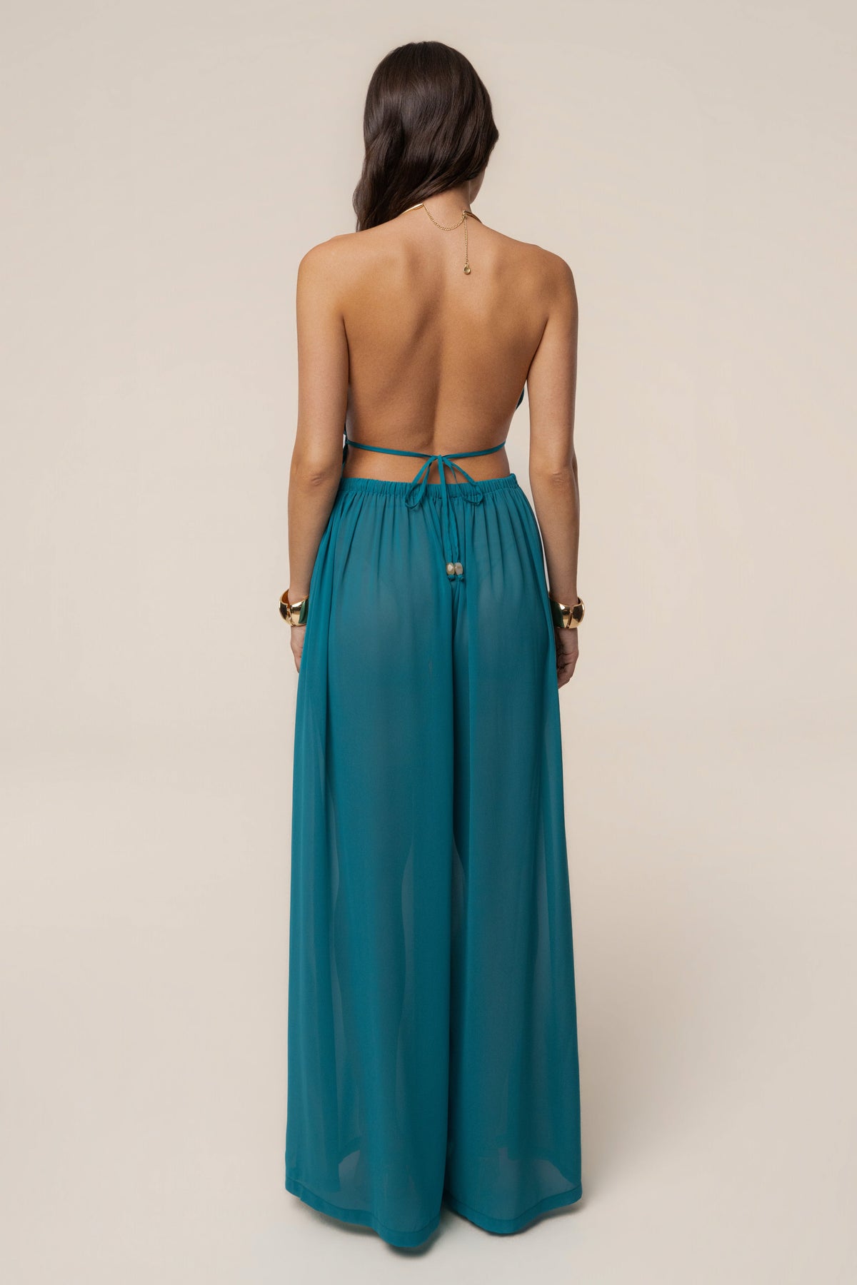Aqua Resort Glow Chiffon Pant
