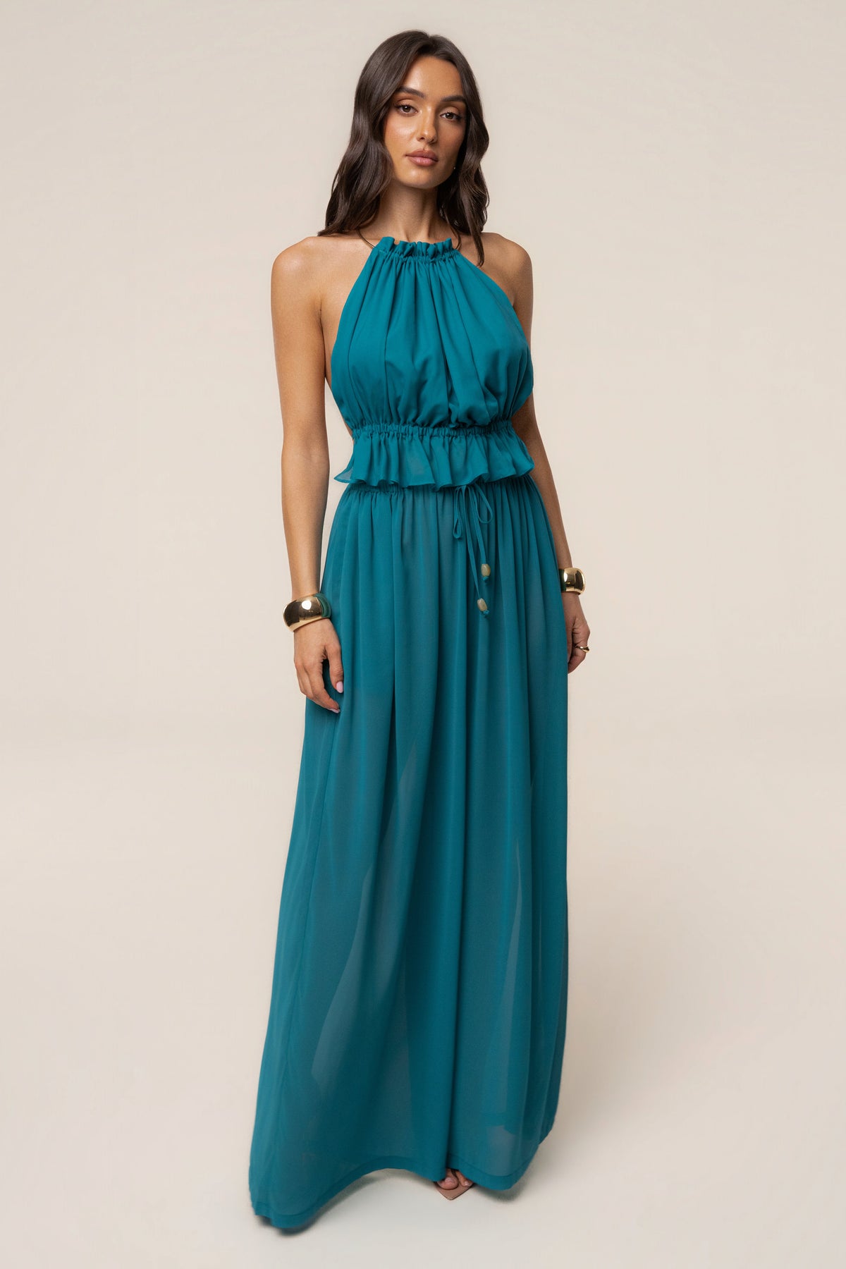 Aqua Resort Glow Chiffon Pant
