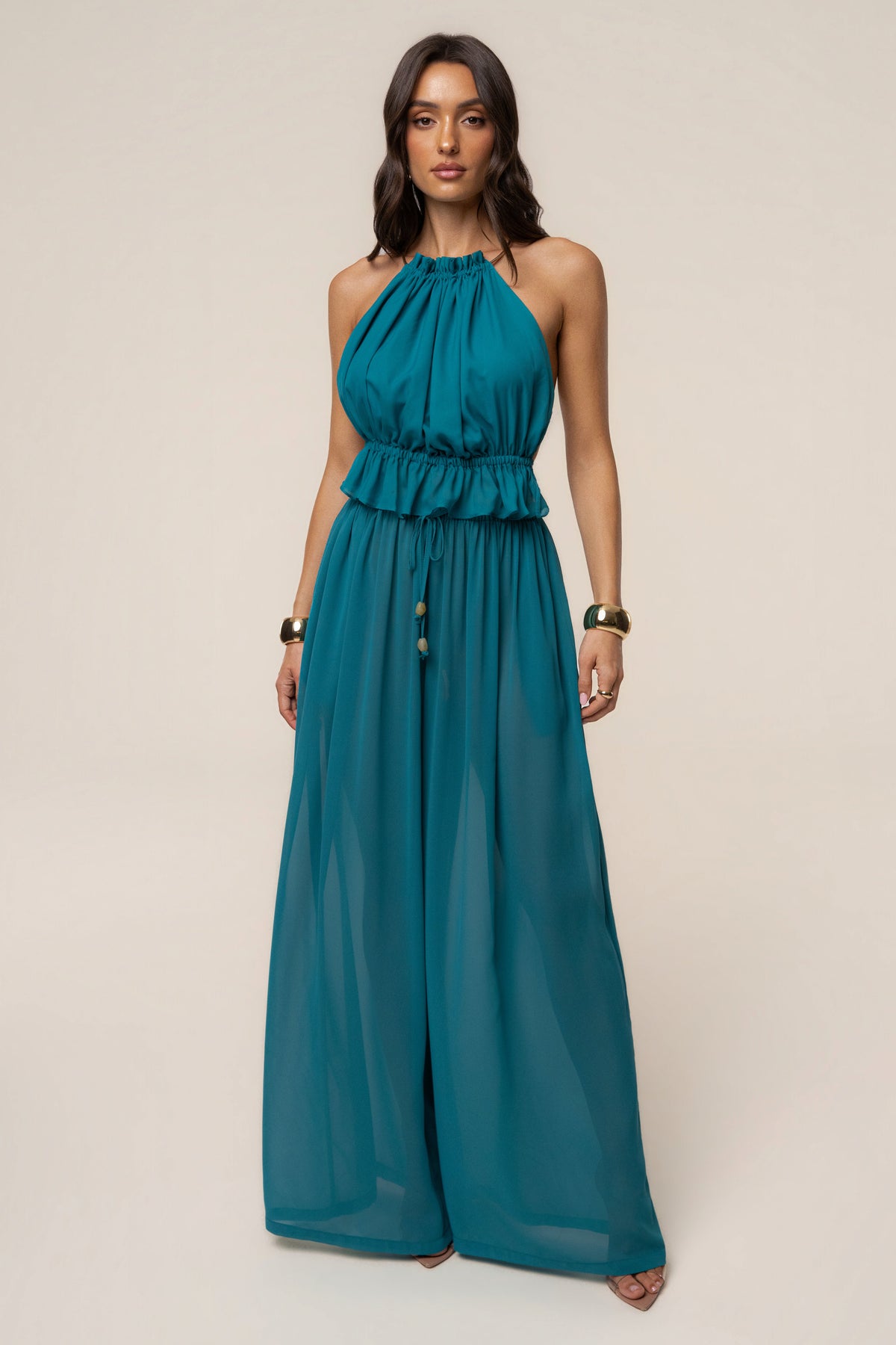 Aqua Resort Glow Chiffon Pant