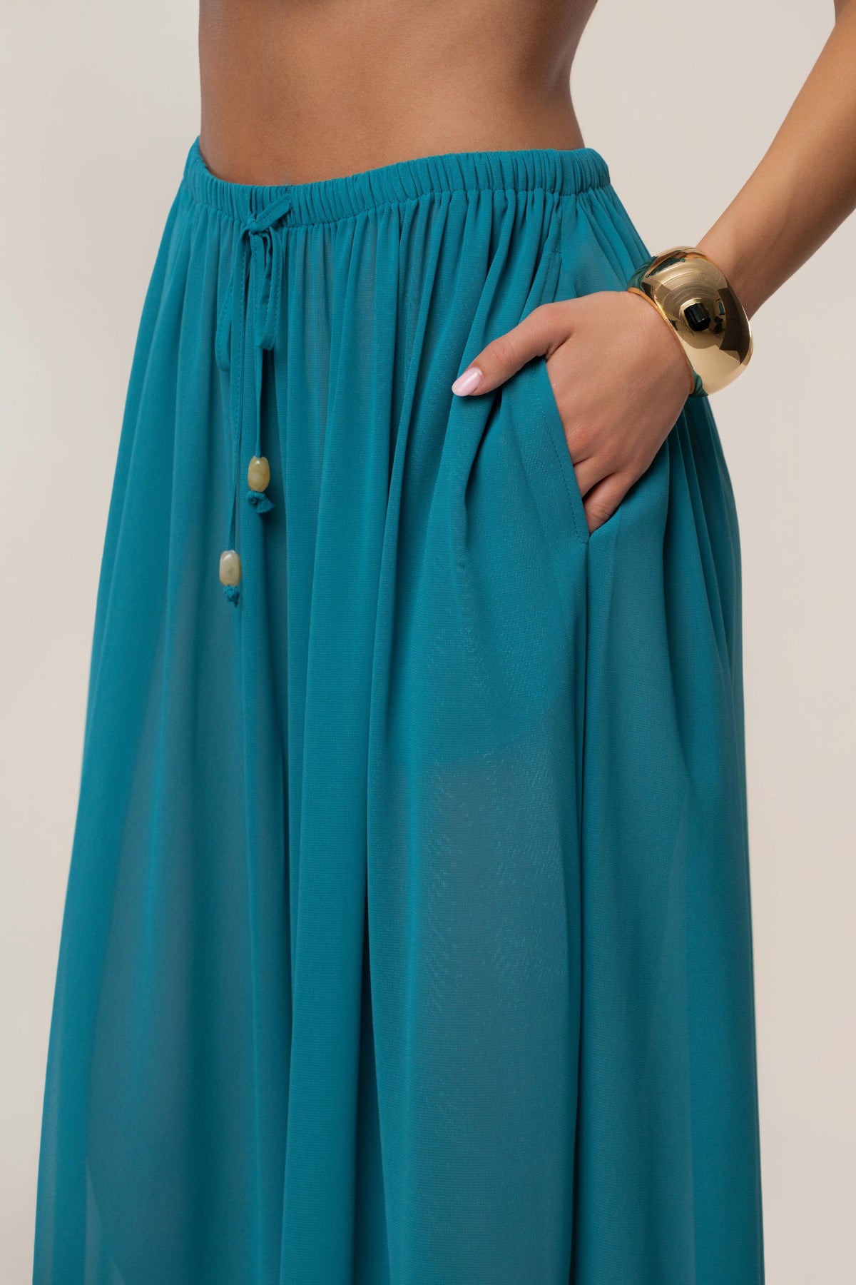 Aqua Resort Glow Chiffon Pant