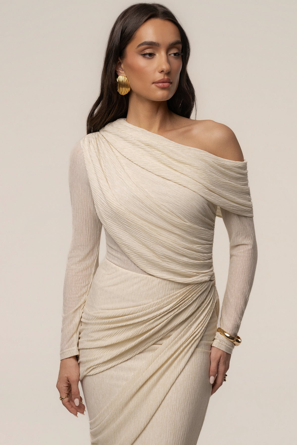 Ivory Paradise Hills Maxi Skirt