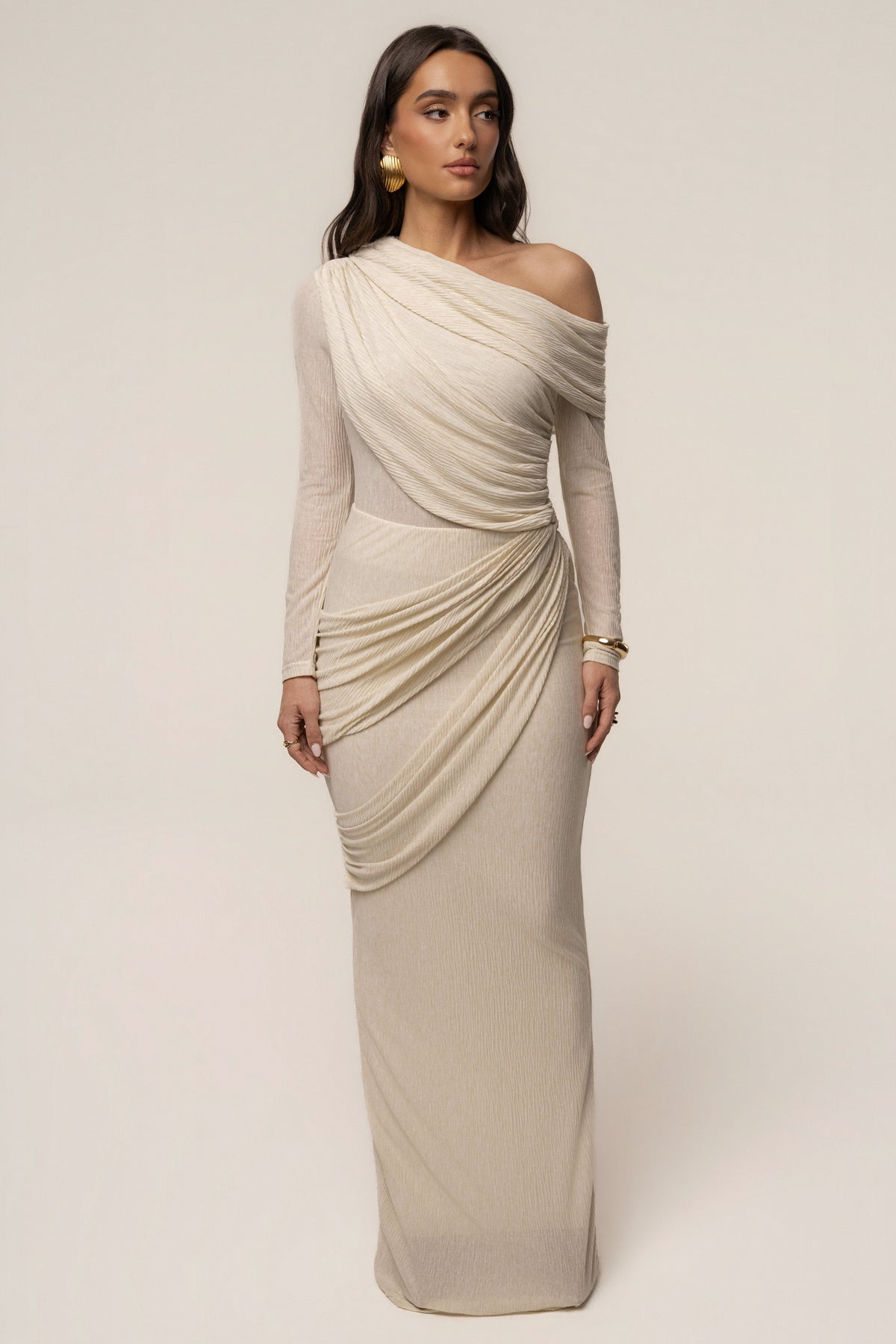 Ivory Paradise Hills Maxi Skirt