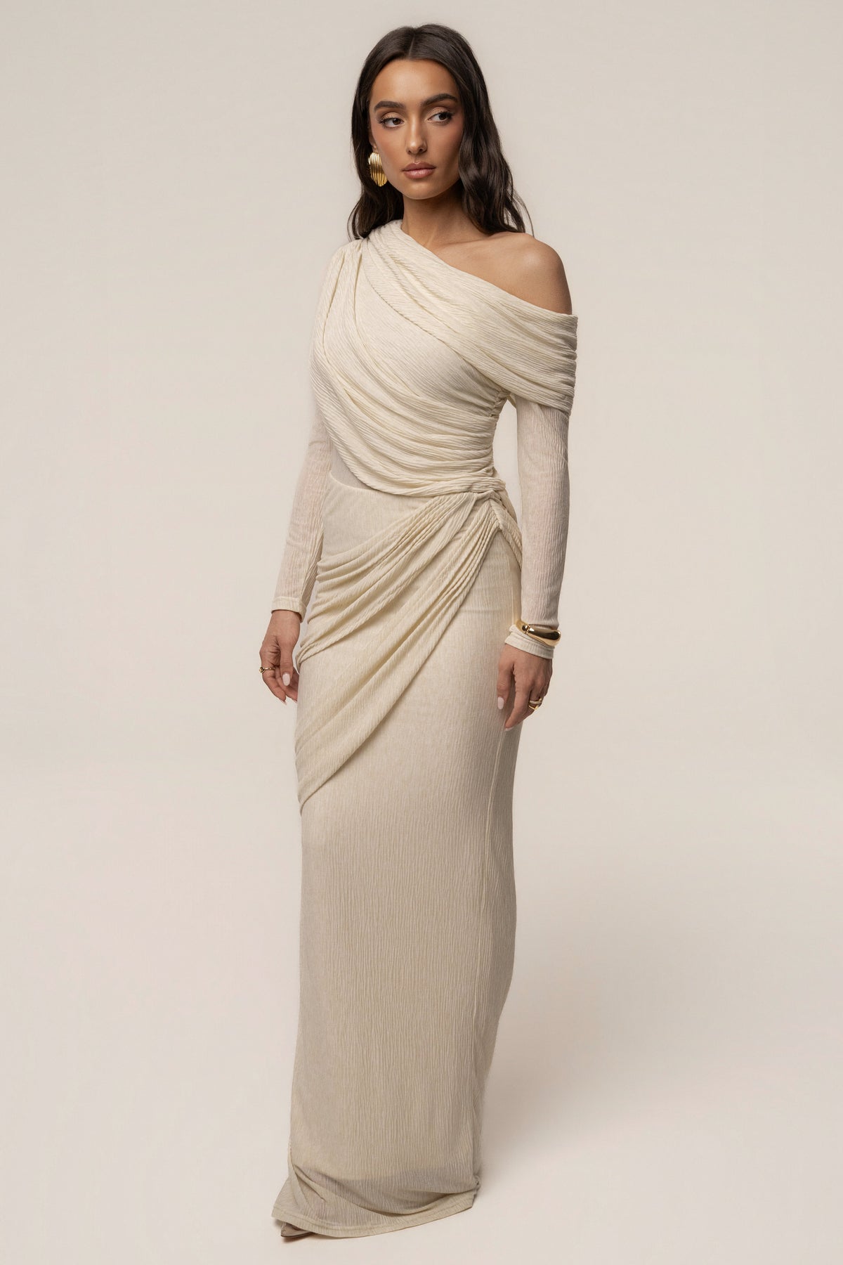 Ivory Paradise Hills Maxi Skirt